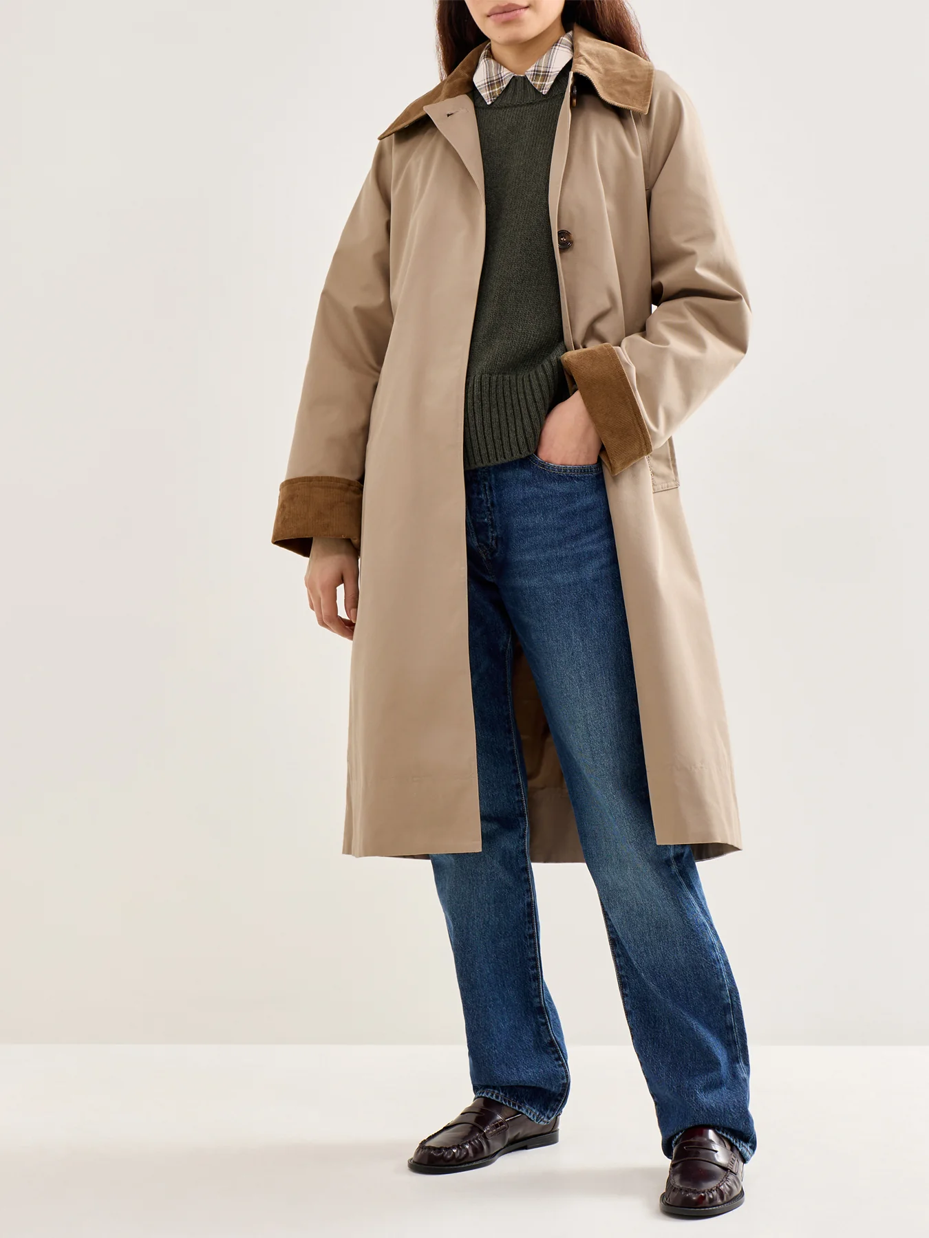 Reagan Showerproof Jacket Beige - Image 4
