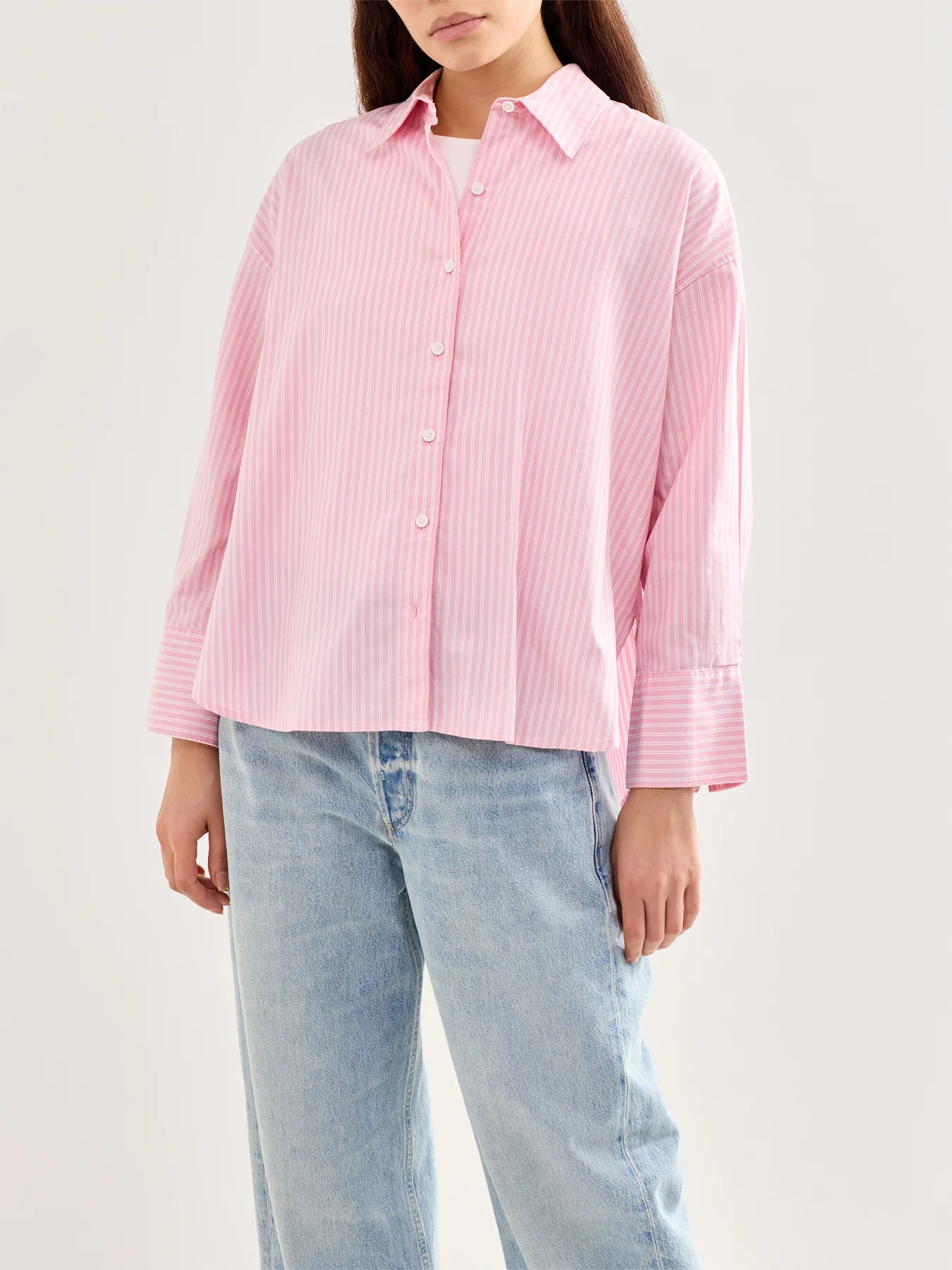 Rosie Button Shirt Pink - Image 4