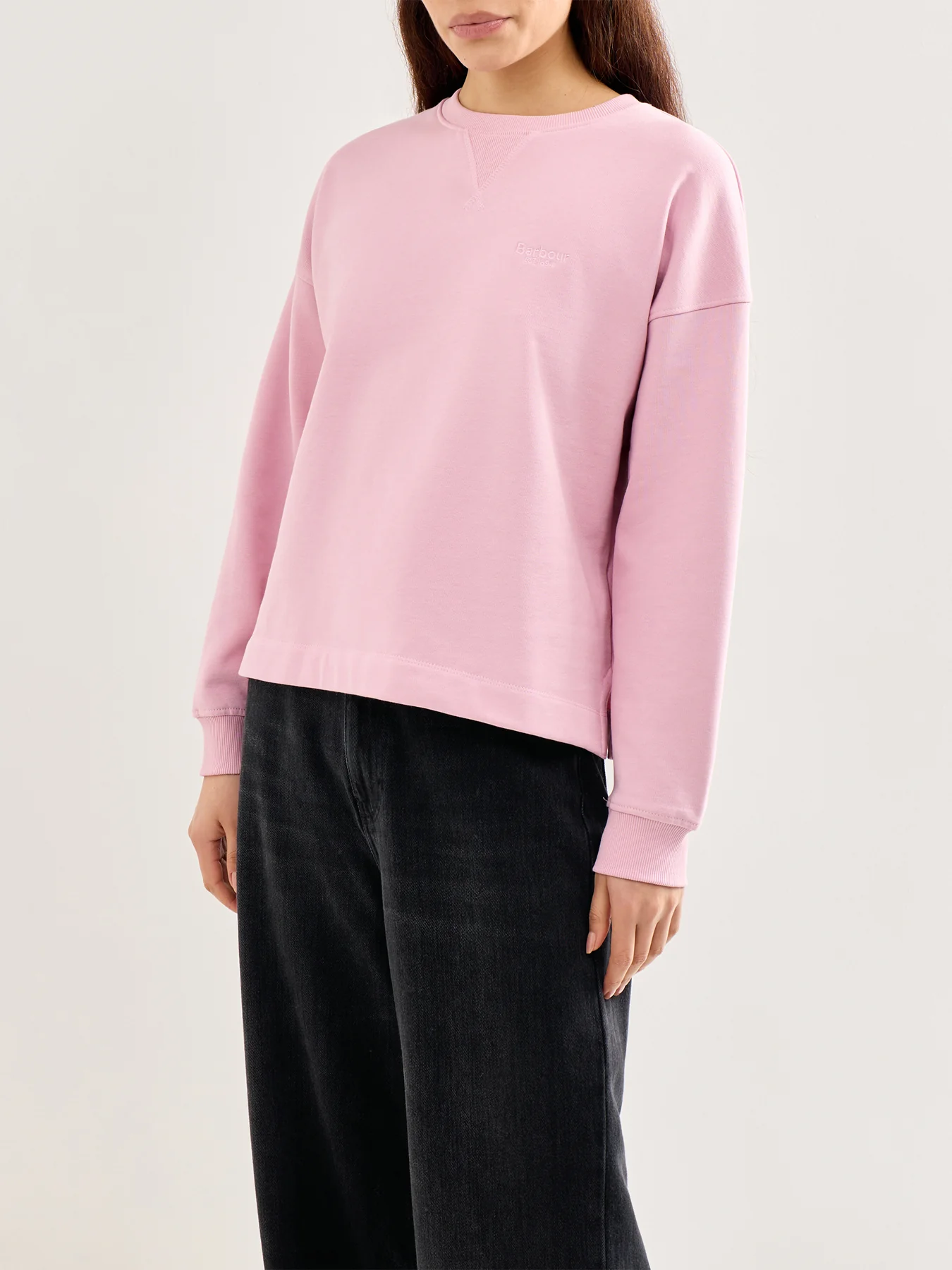 Rosie Cotton Sweatshirt Pink - Image 4