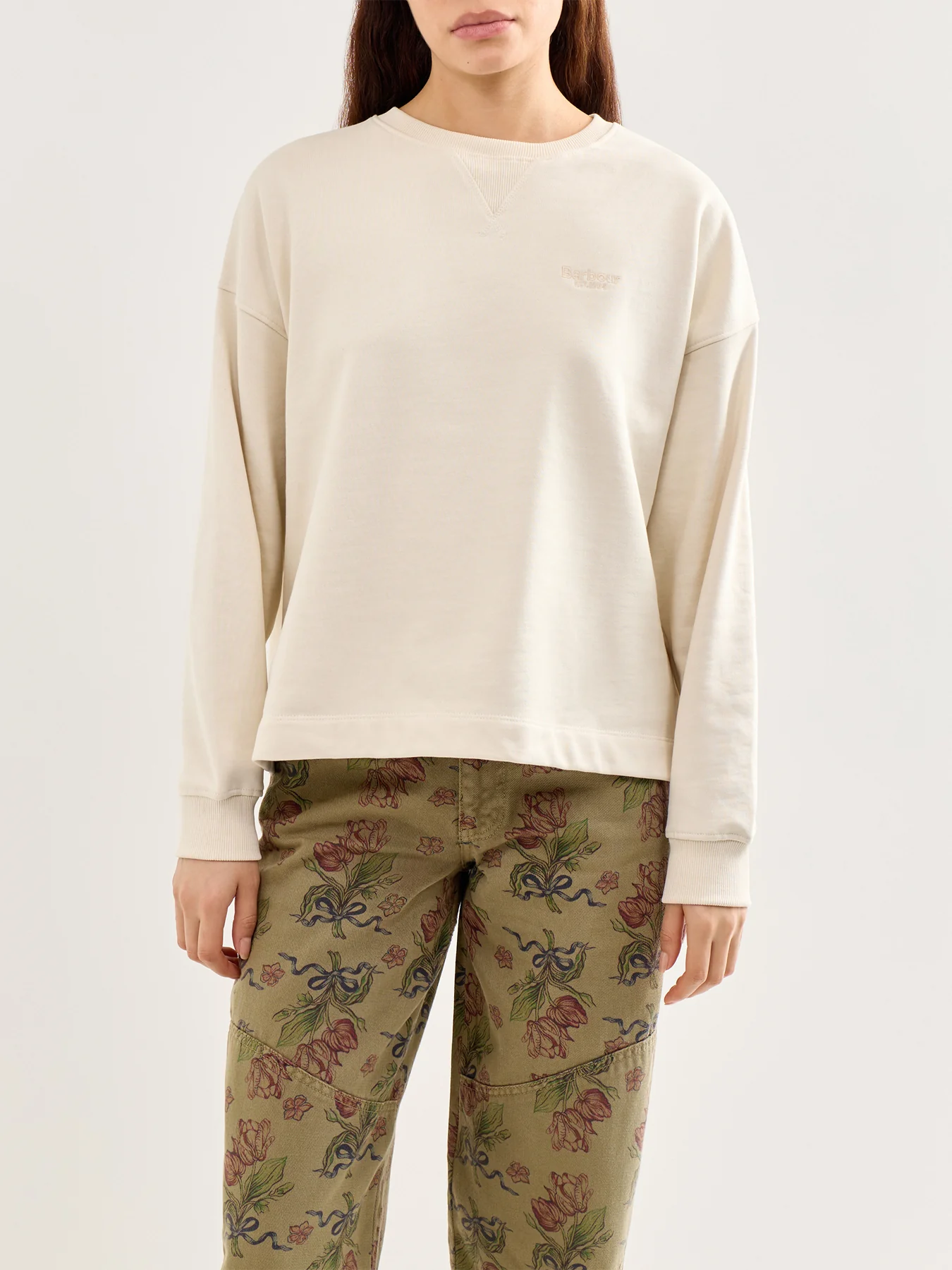 Rosie Sweatshirt Cream - Image 4