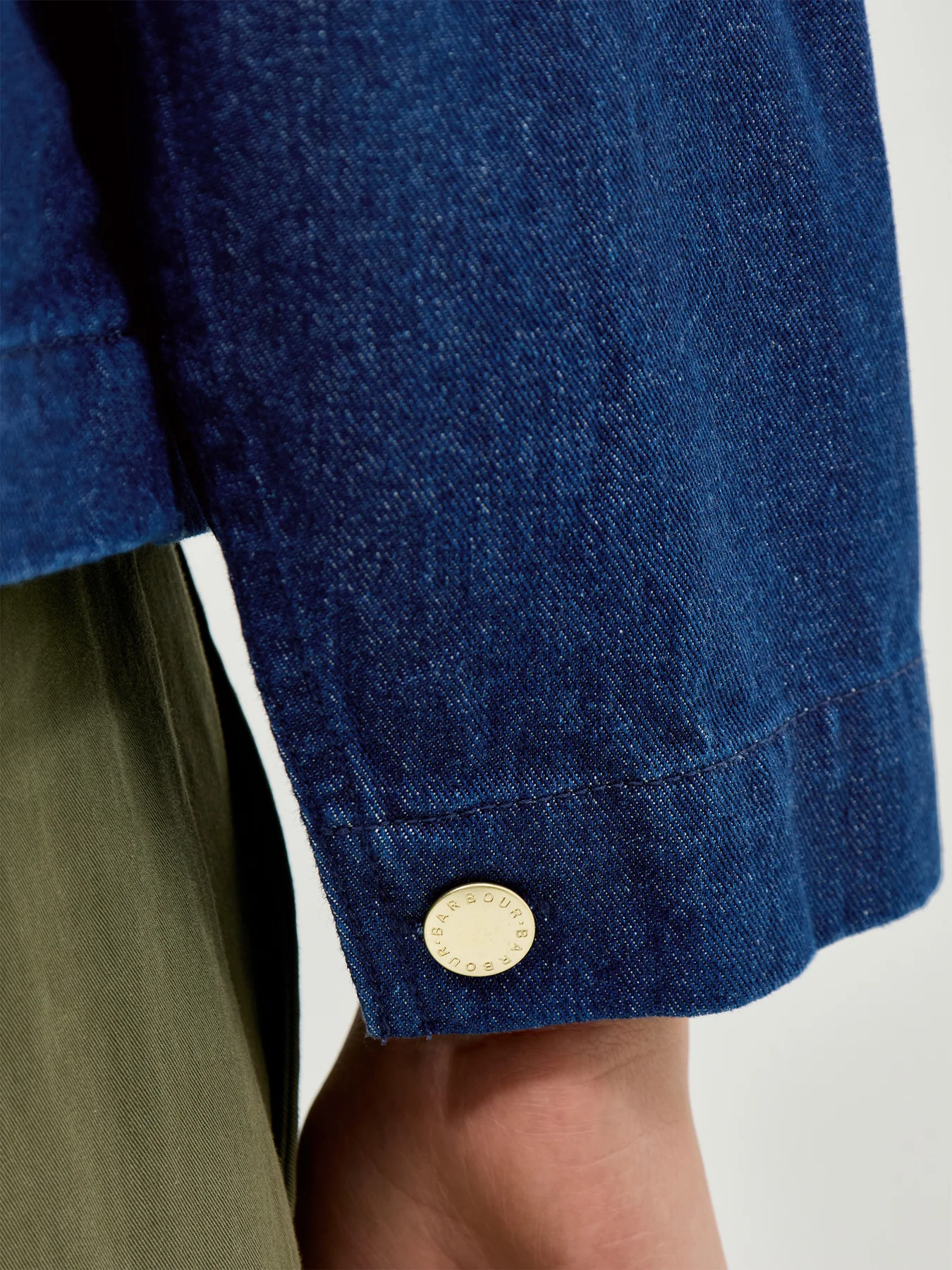 Saima Denim Overshirt Blue - Image 3