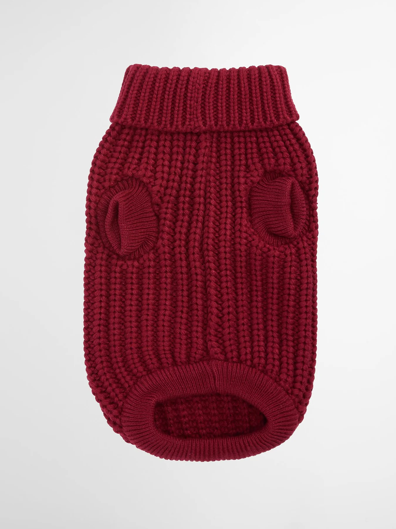 Barbour Saltburn Dog Jumper Biking Red Large - Image 3