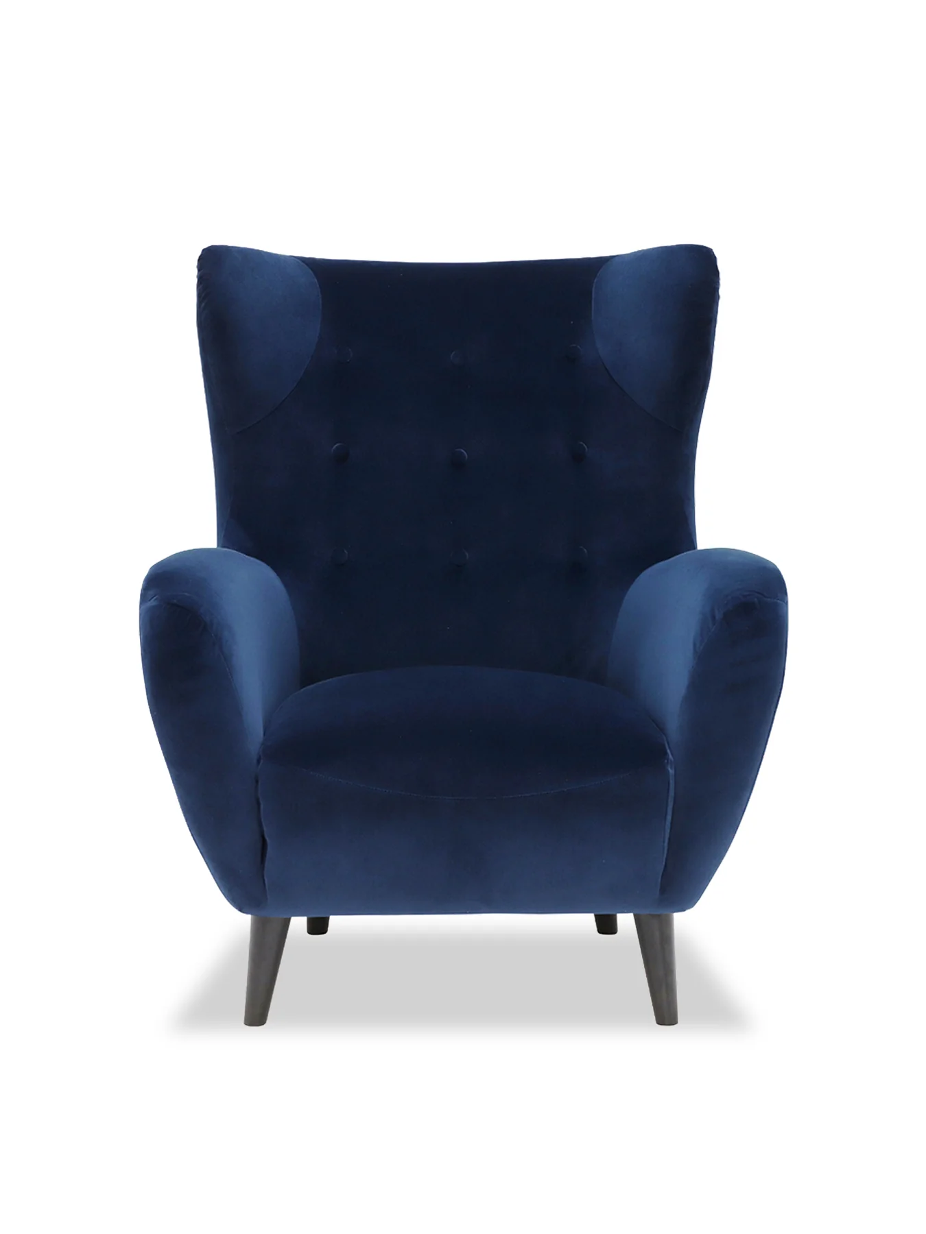 Lucian Blue Fabric Accent Chair