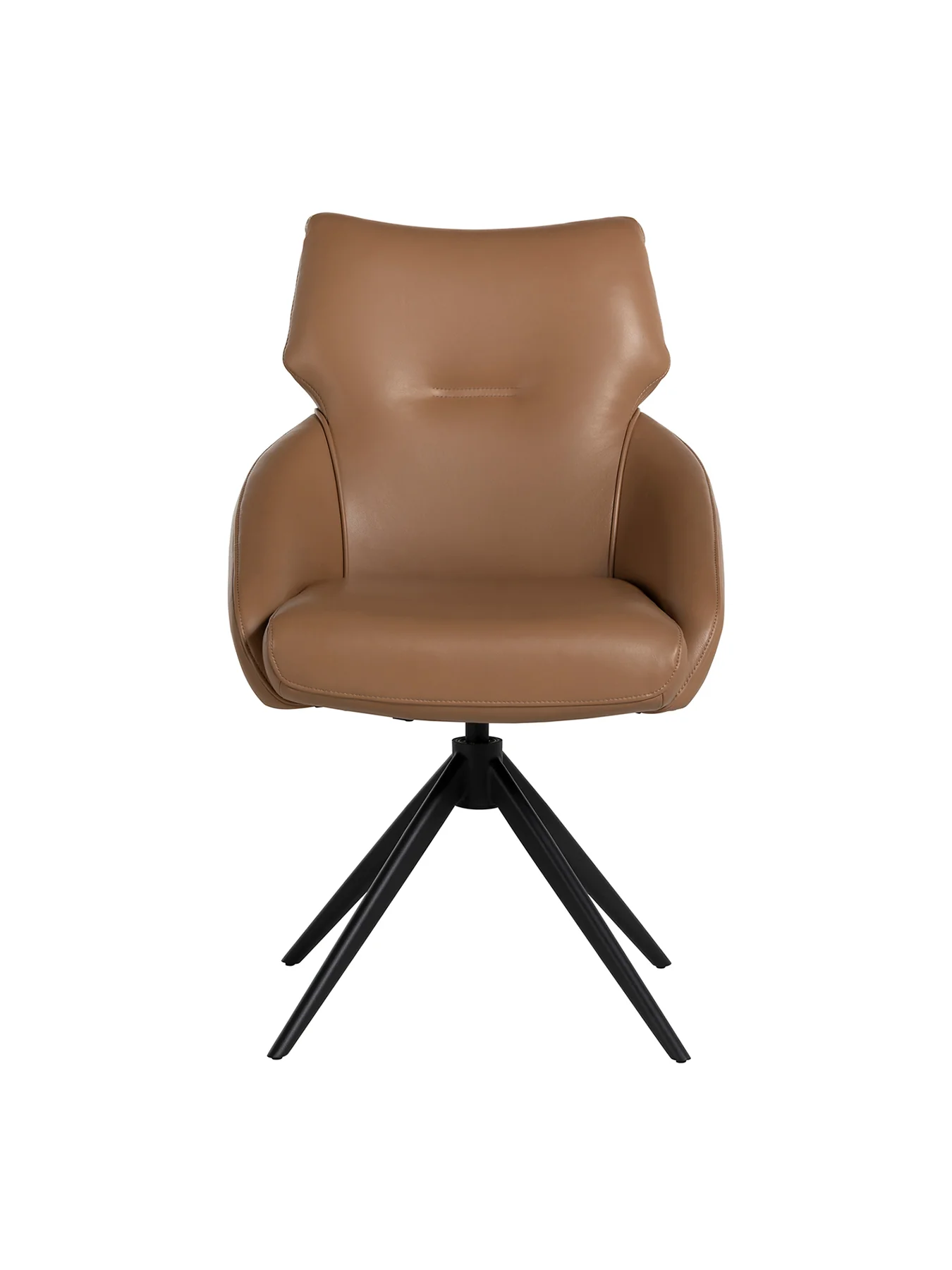 Allier Leather Swivel Dining Chair - Image 2