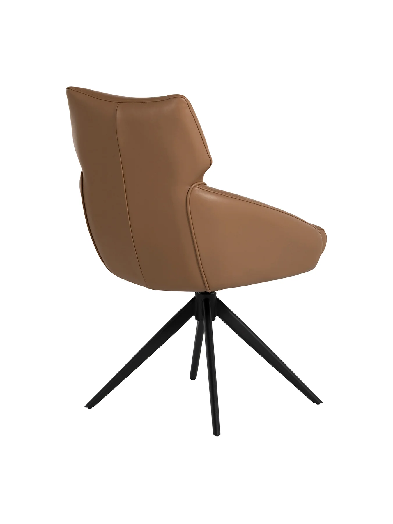 Allier Leather Swivel Dining Chair - Image 3
