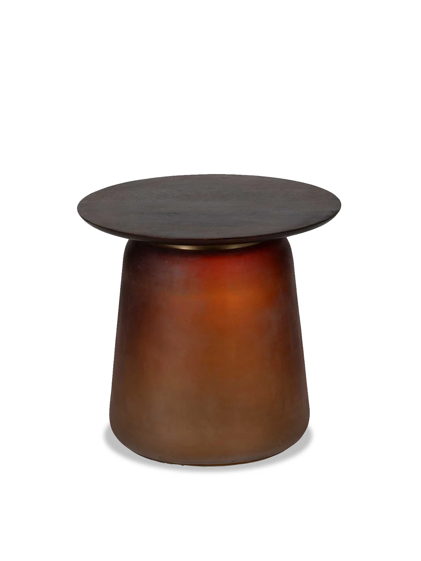 Bardi Amber Glass Coffee Table
