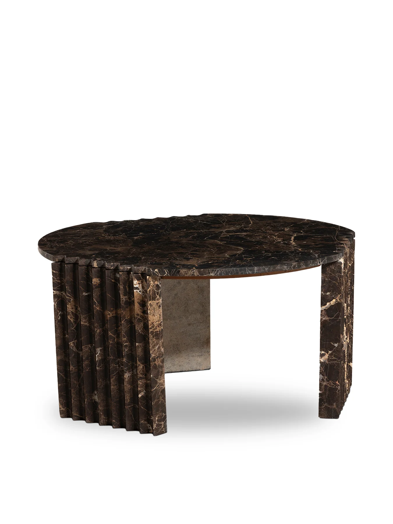 Bruni Brown Marble Coffee Table