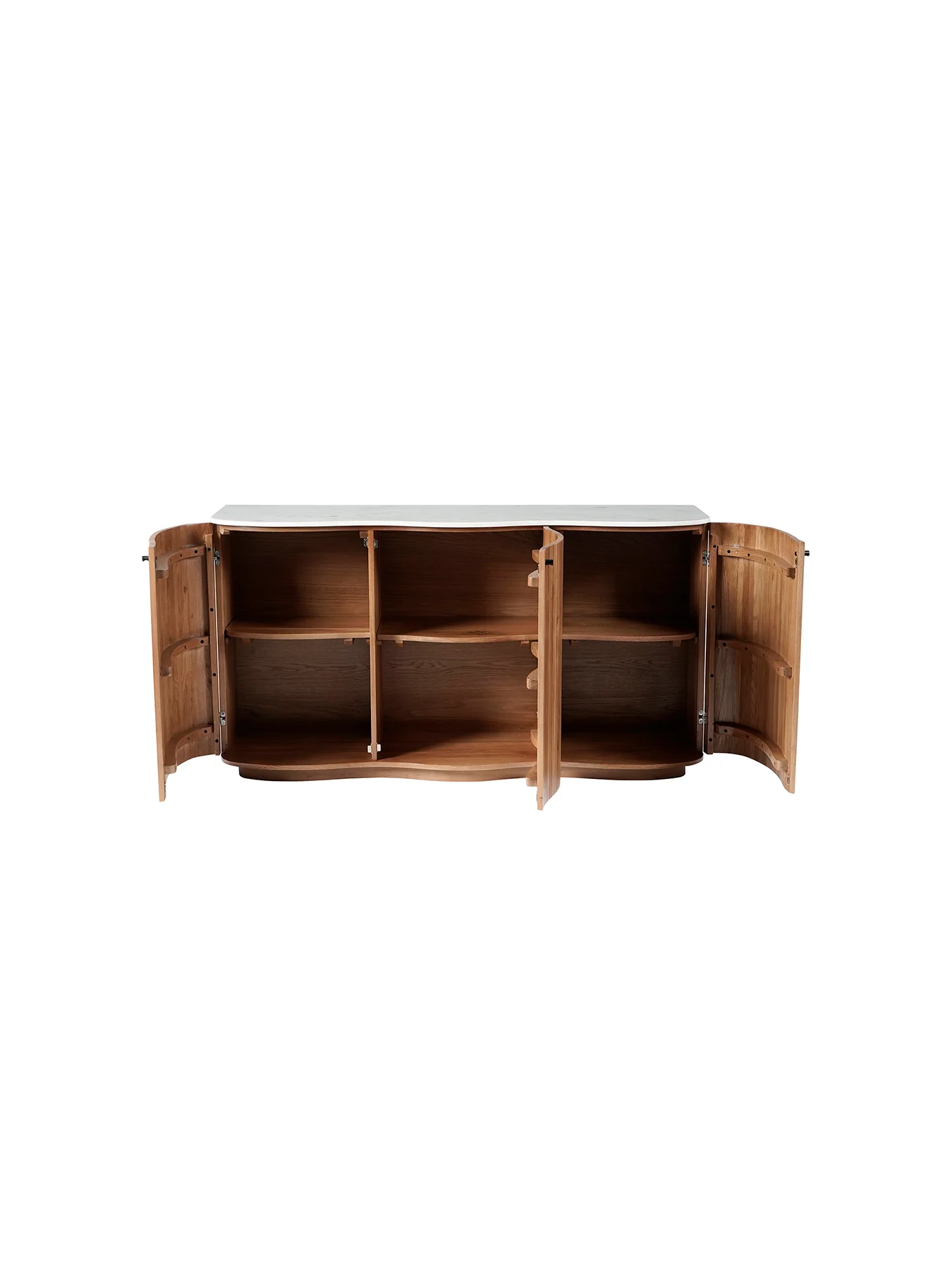Cambria Oak 3 Door Sideboard - Image 2