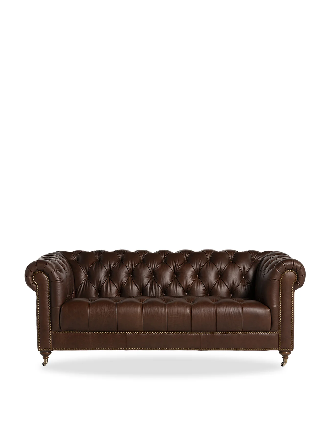 Caversham Chesterfield 3 Seater Sofa Brown