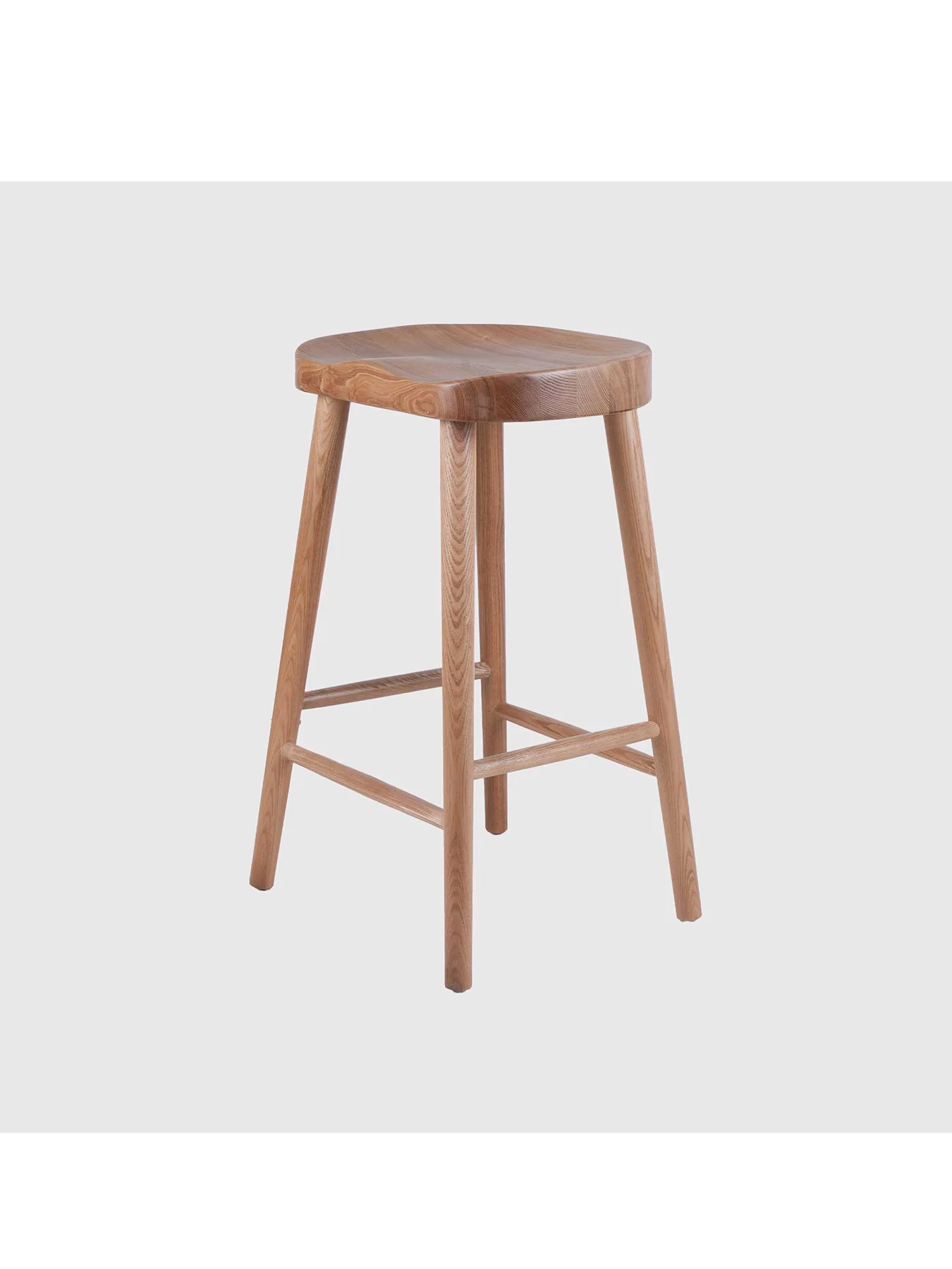 Colmar Ash Wood Counter Stool - Image 2