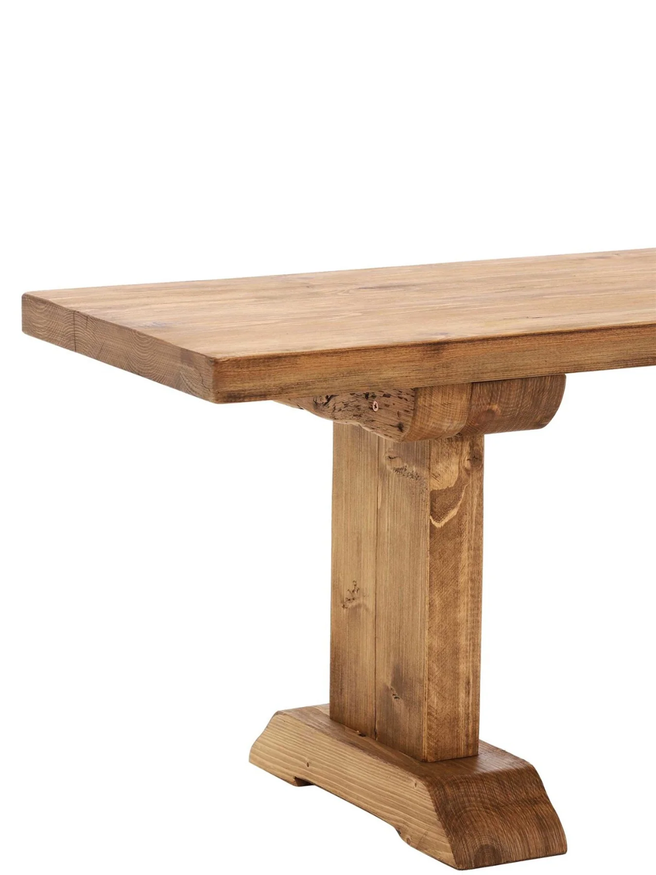Covington Reclaimed Wood Dining Bench 140cm - Image 3