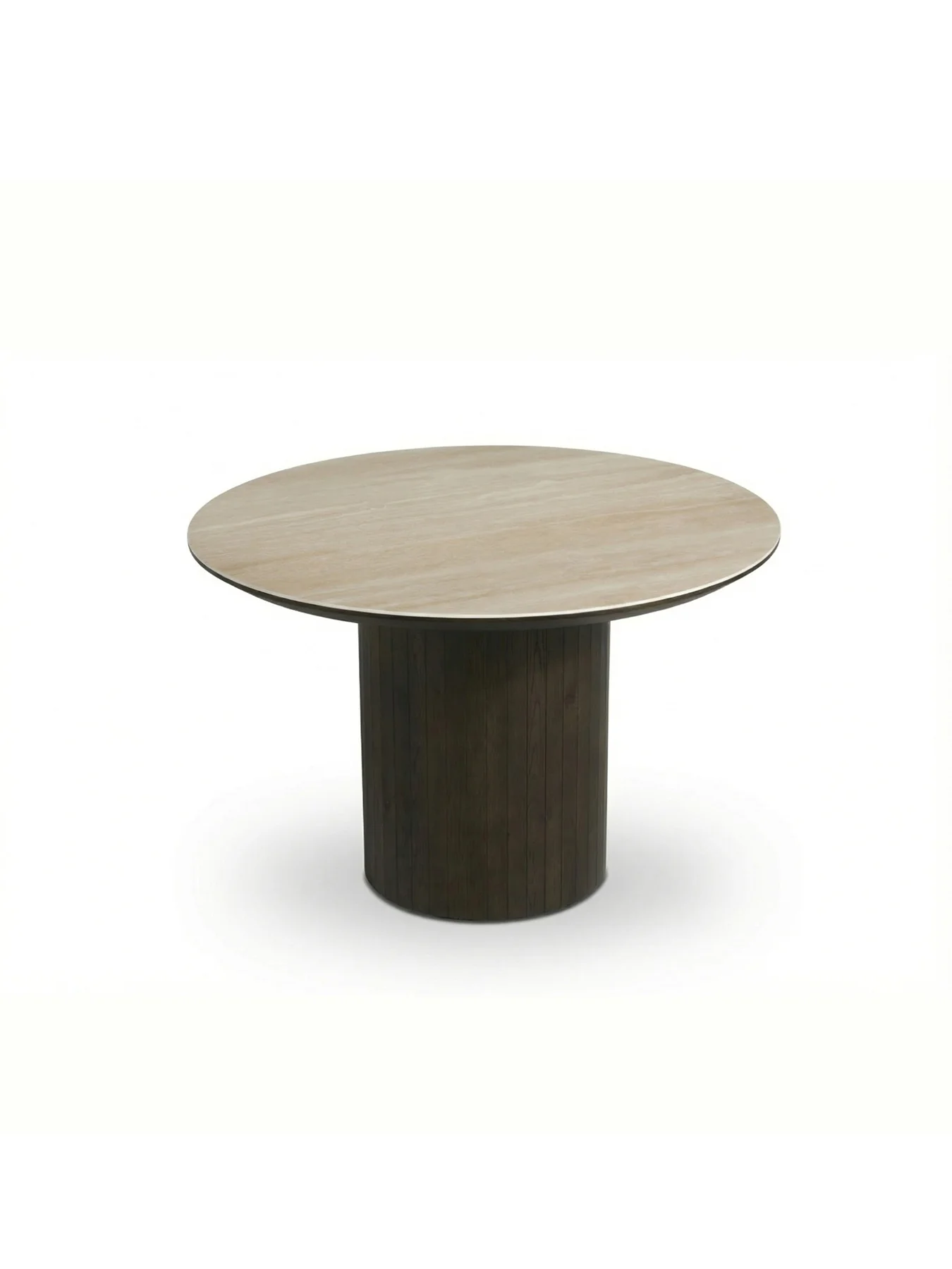Kita Wood Dining Table with Ceramic Top - Image 2
