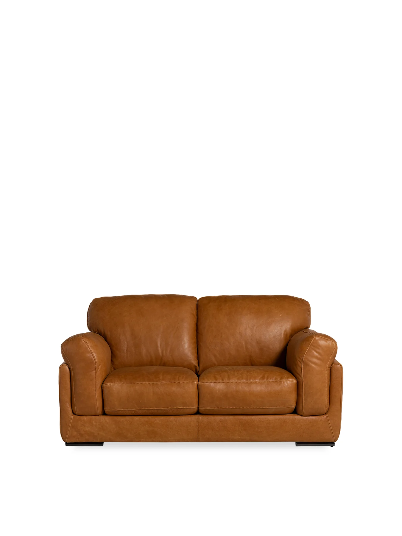 Ledbury Brown Leather 2 Seater Sofa