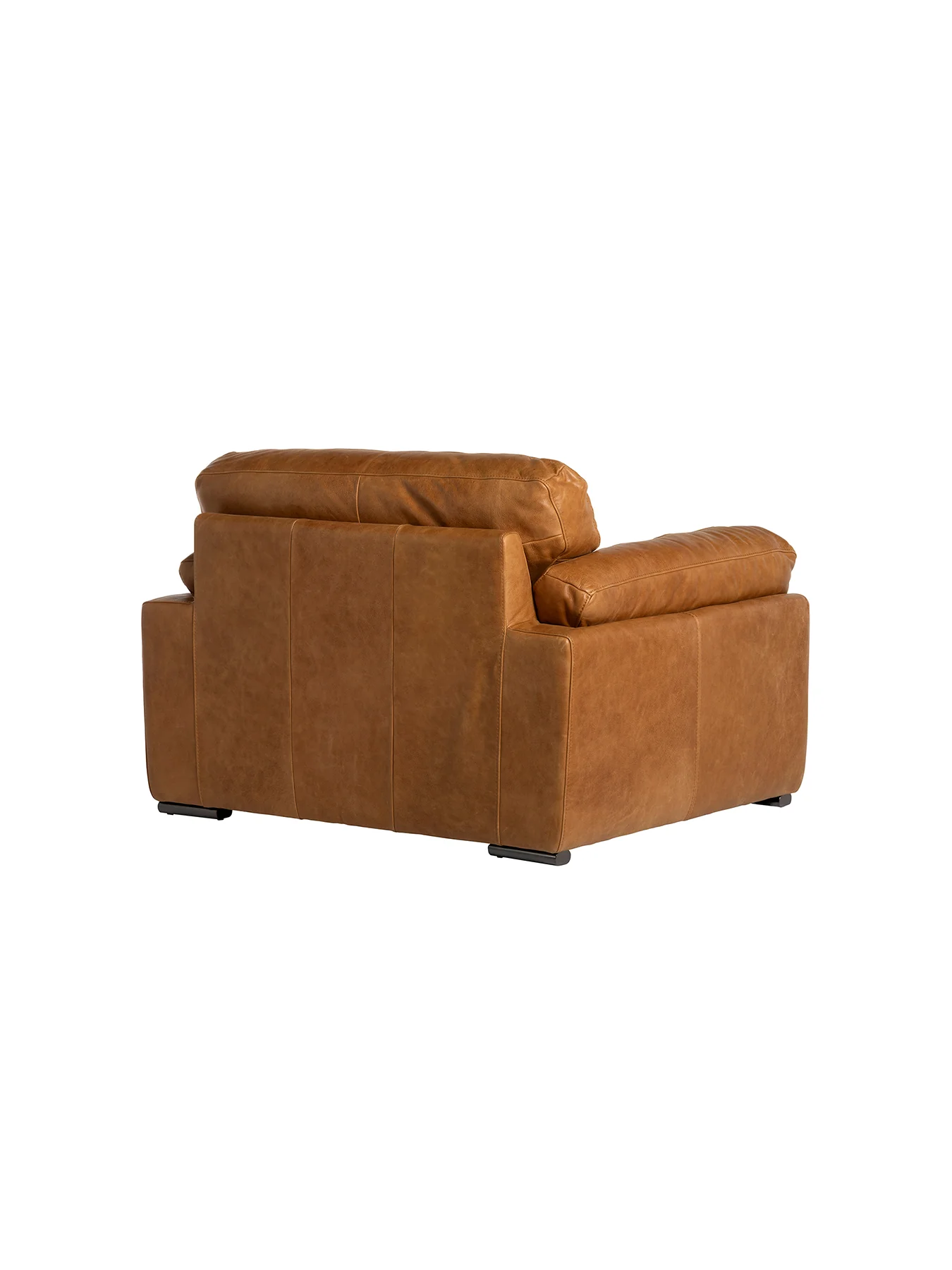 Ledbury Leather Snuggle Chair - Image 3