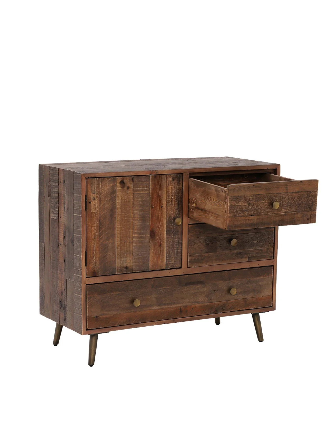 Lewes Reclaimed Wood Wardrobe - Image 3