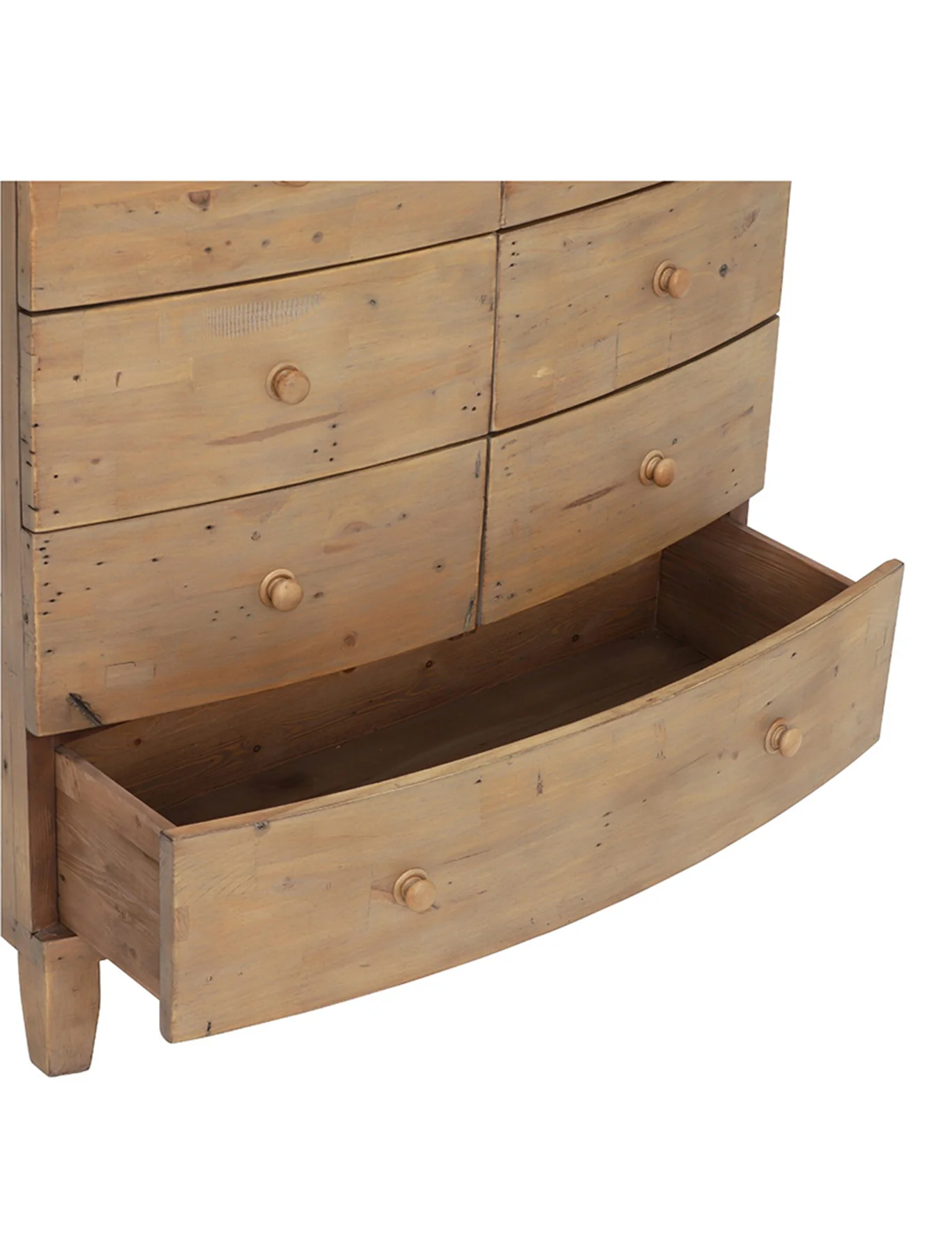 Lewes Reclaimed Wood 7 Drawer Chest - Image 3