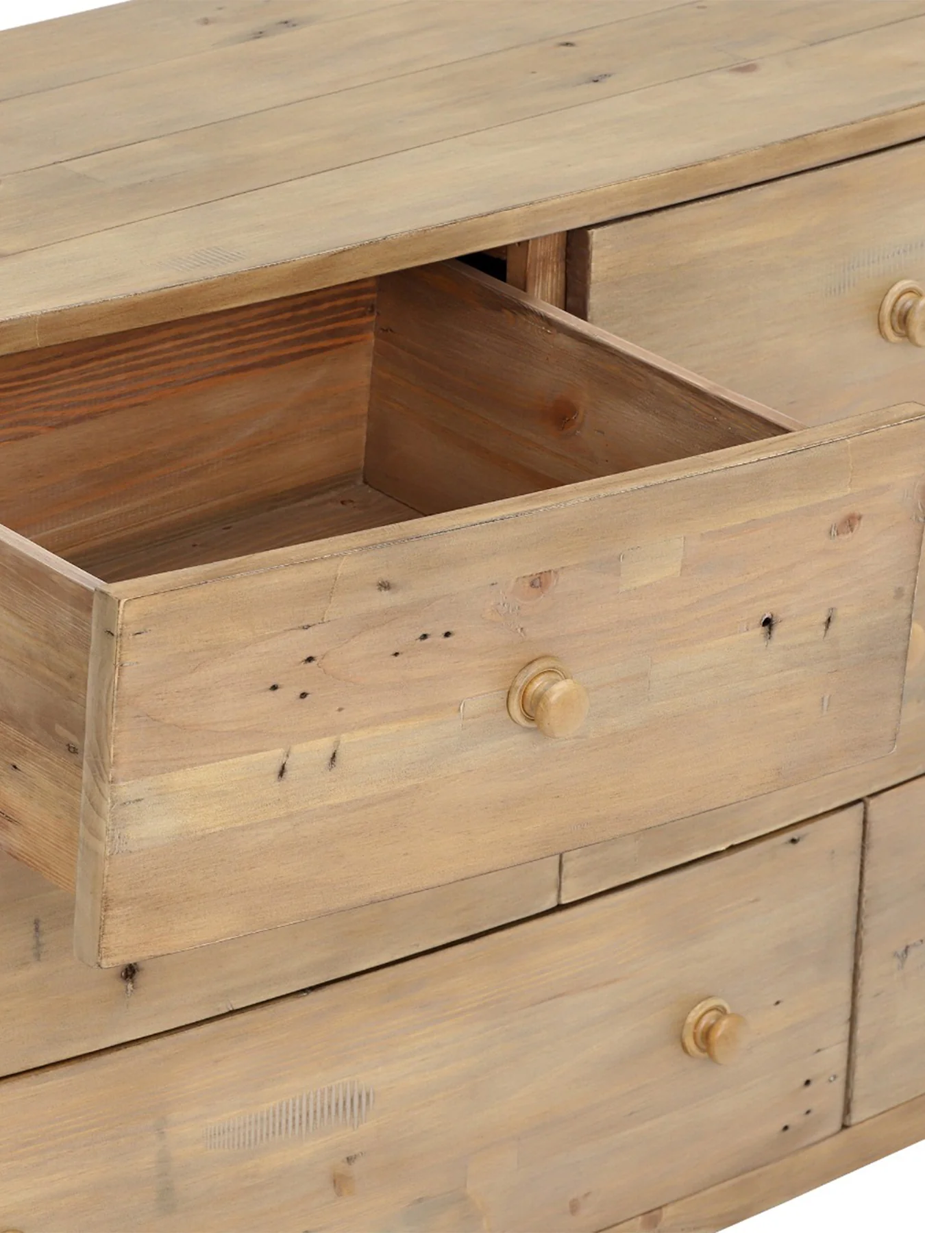 Lewes Reclaimed Wood 8 Drawer Dresser - Image 3