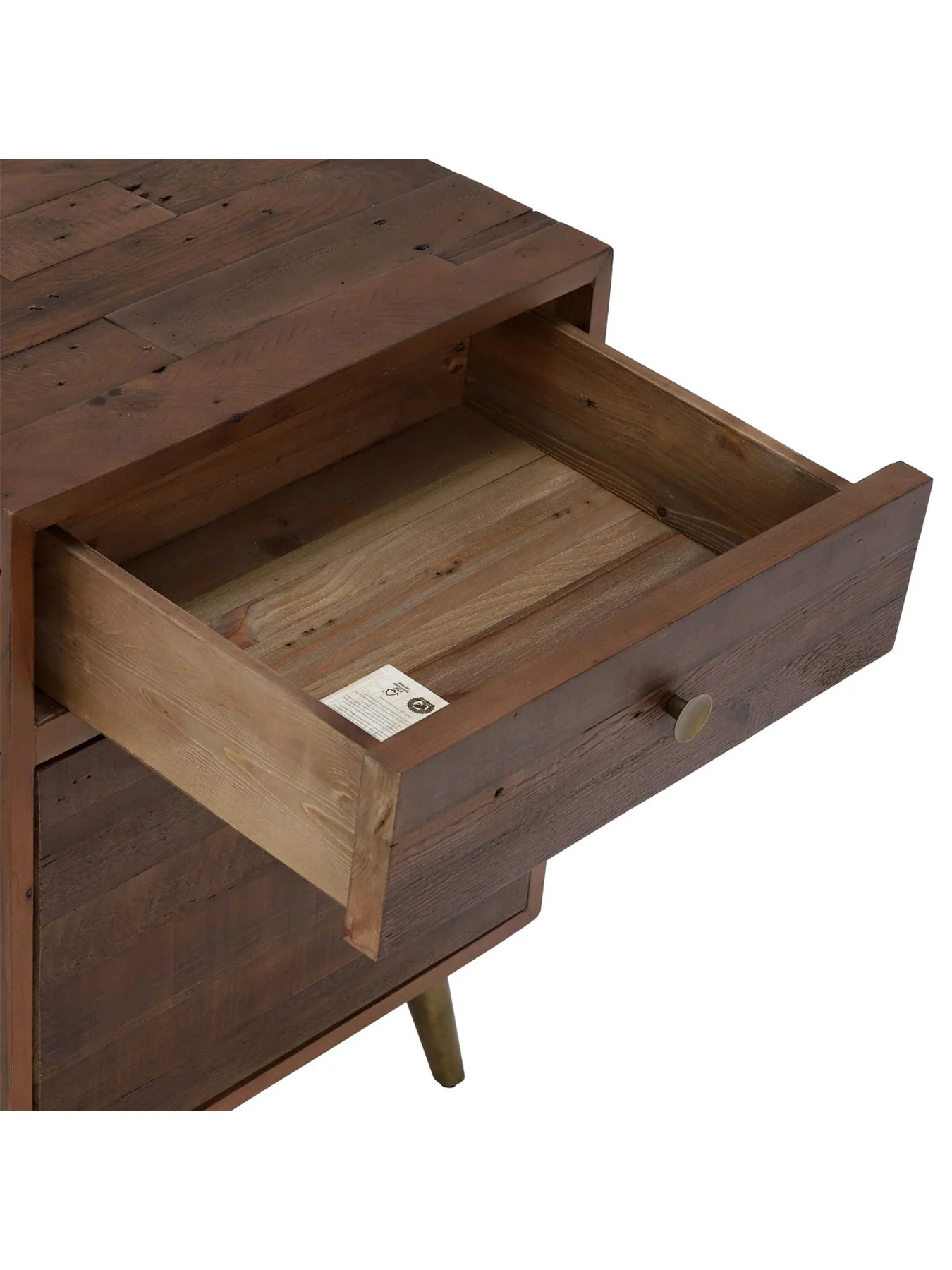 Modi Reclaimed Wood Filing Cabinet - Image 4