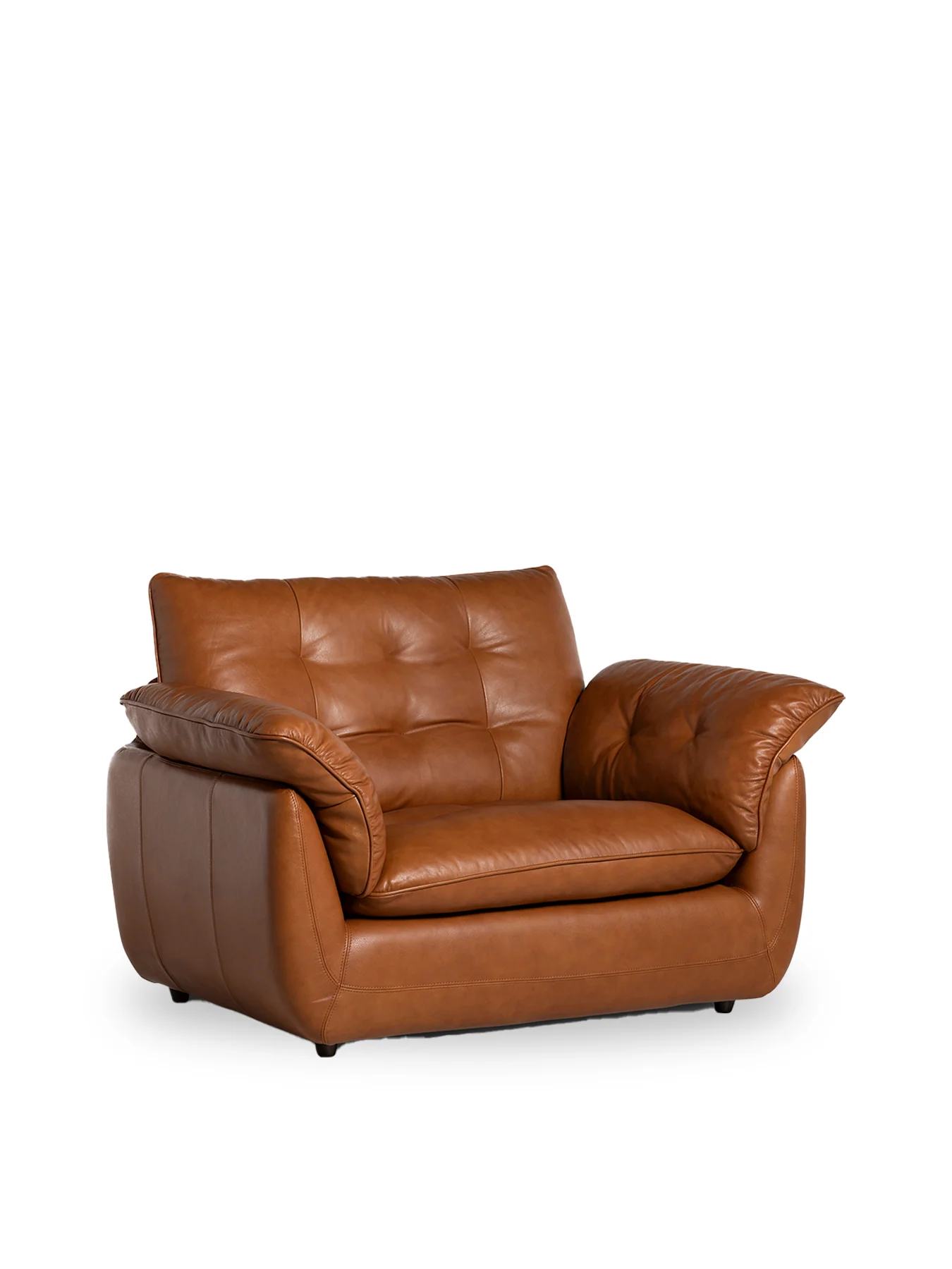 Pelle Armchair Brown