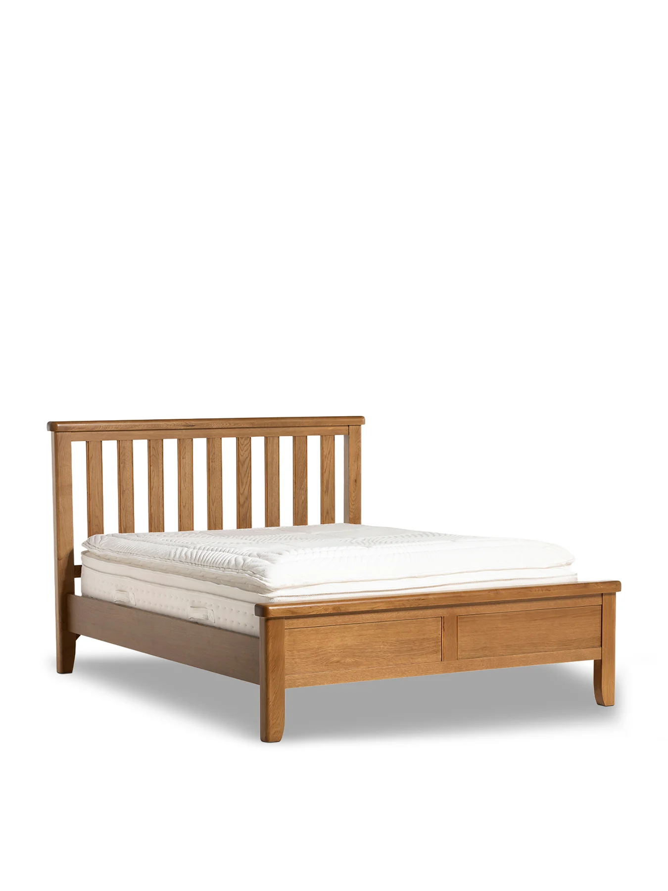 Raithwaite Solid Oak Super King Bed Frame Brown
