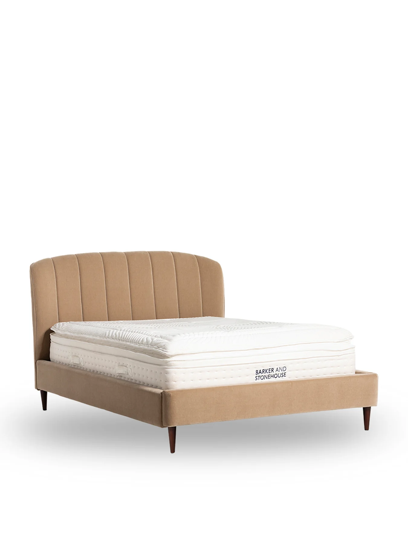 Reyes Light Brown Super King Bed Frame