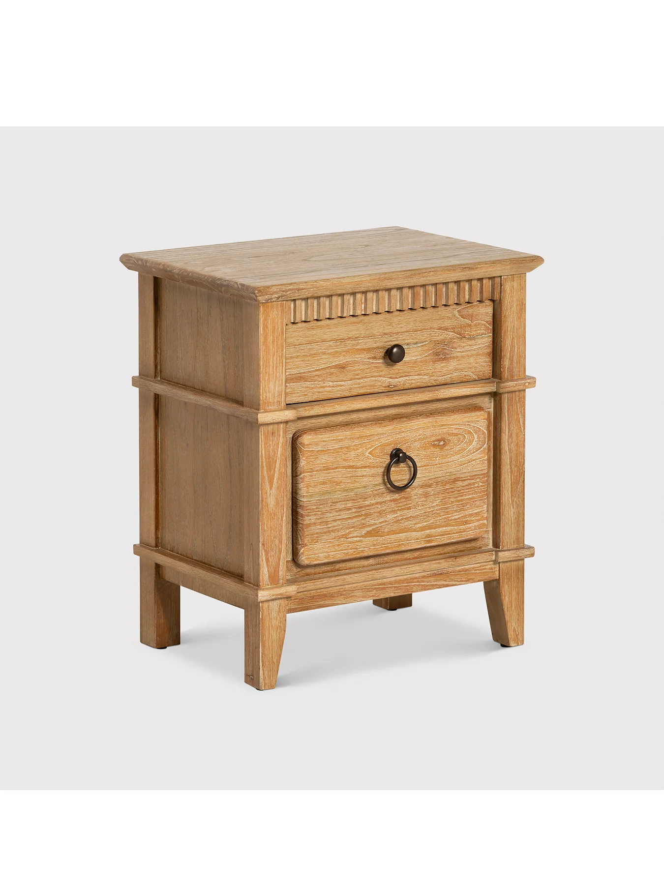 Selene Mindi Wood Bedside Cabinet - Image 3