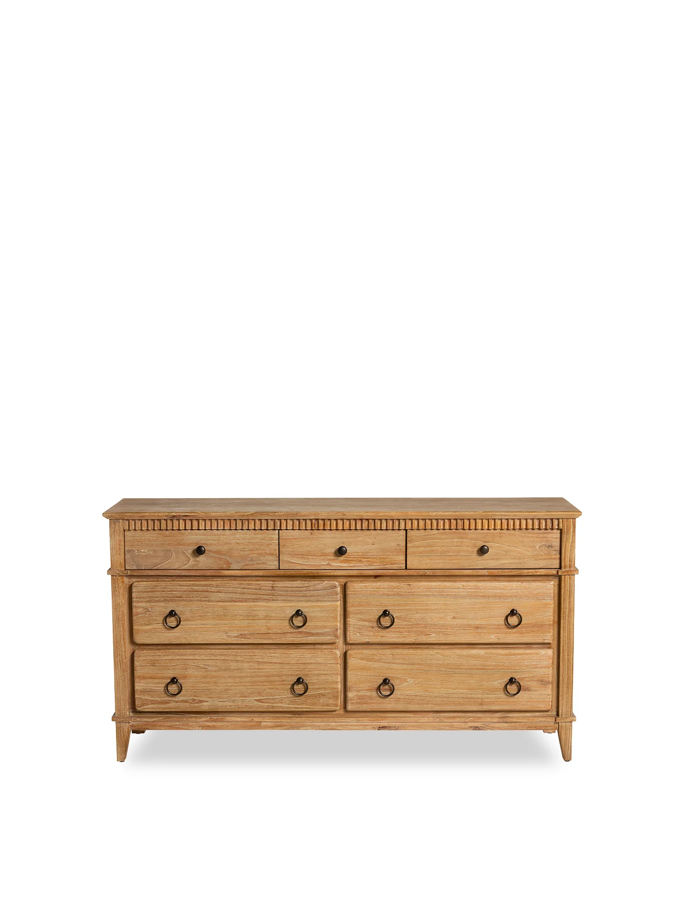 Selene Mindi Wood 7 Drawer Chest