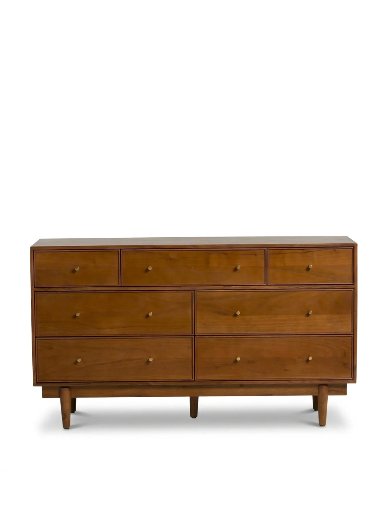Sendai Wooden 7 Drawer Dresser