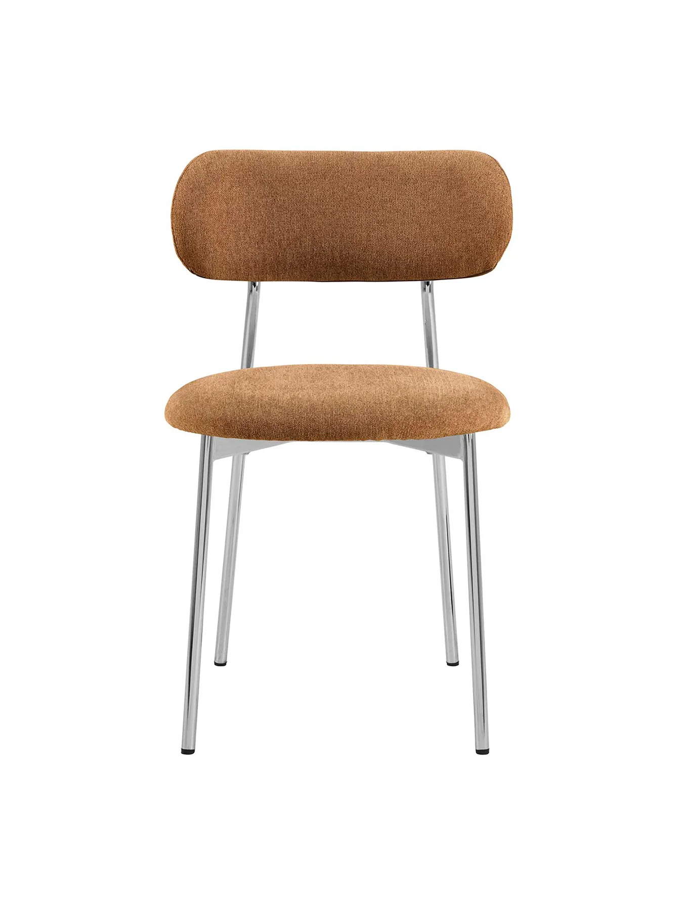 Tansley Brown Fabric Dining Chair - Image 2