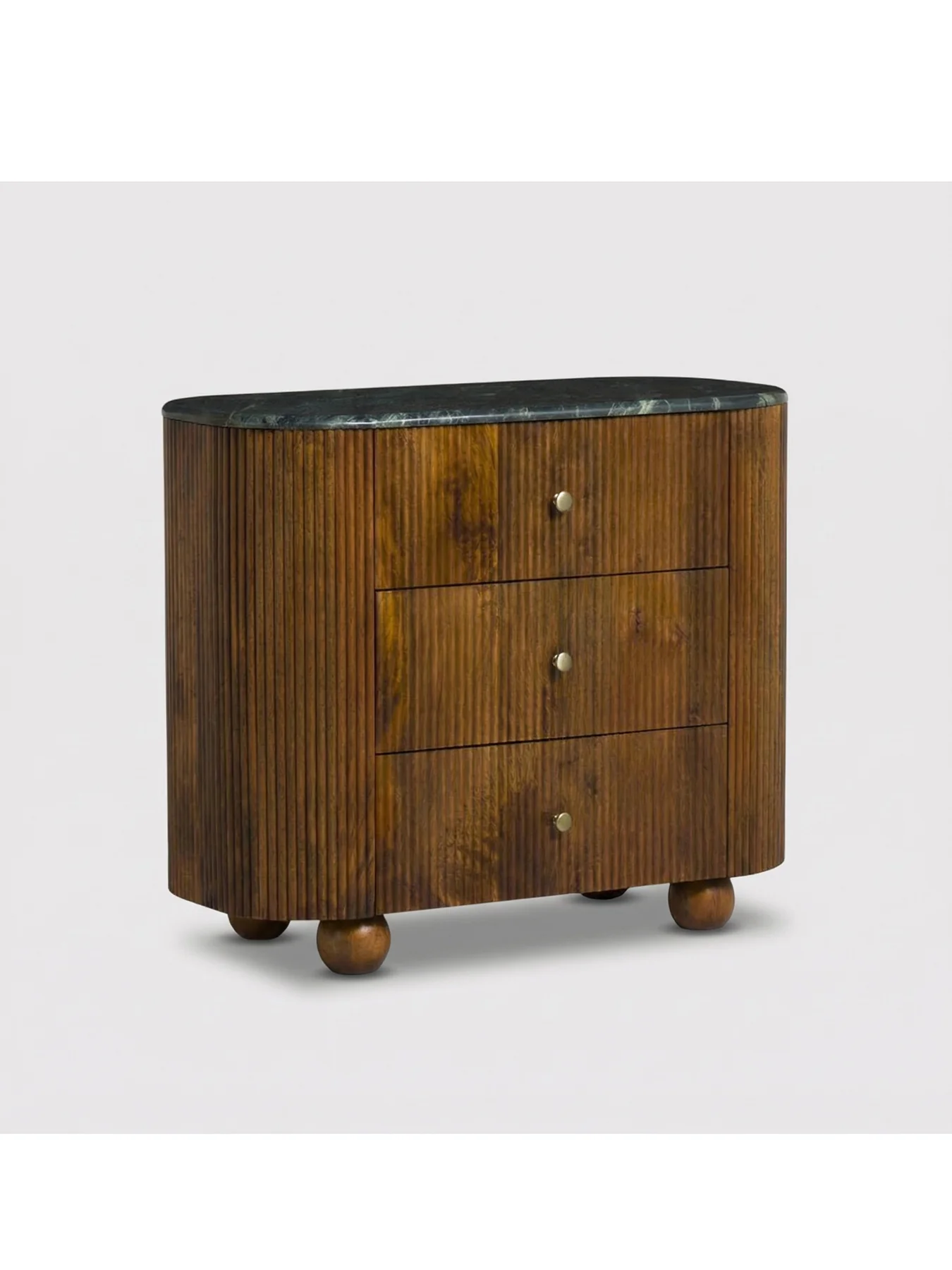 Tigris Mango Wood Chest with Marble Top - Image 4