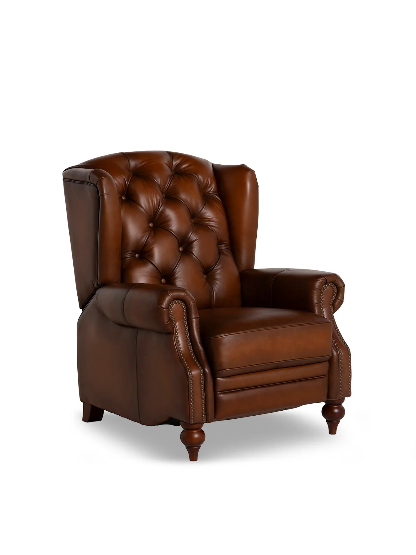 Ullswater Brown Leather Recliner Armchair