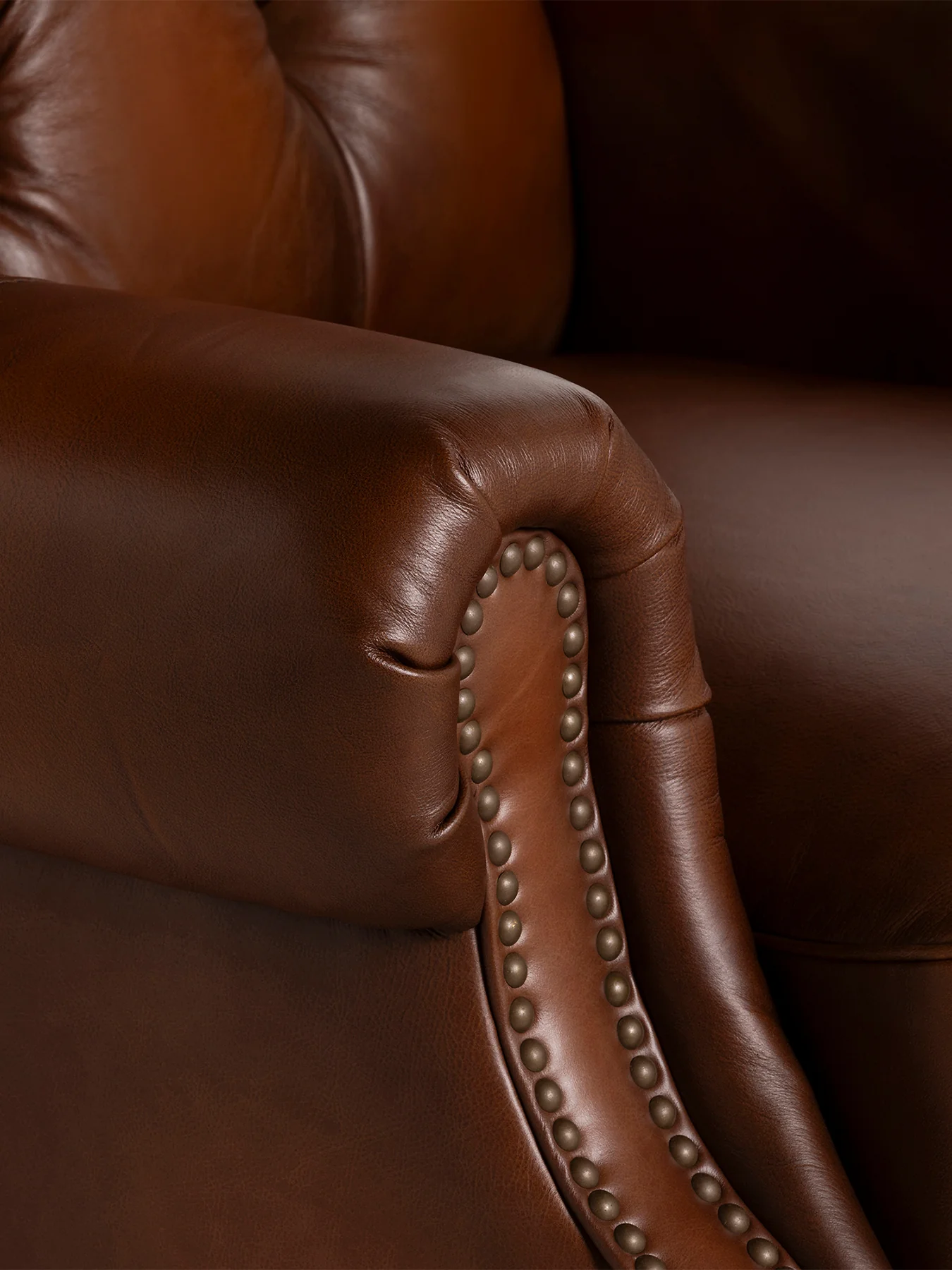Ullswater Brown Leather Recliner Armchair - Image 3