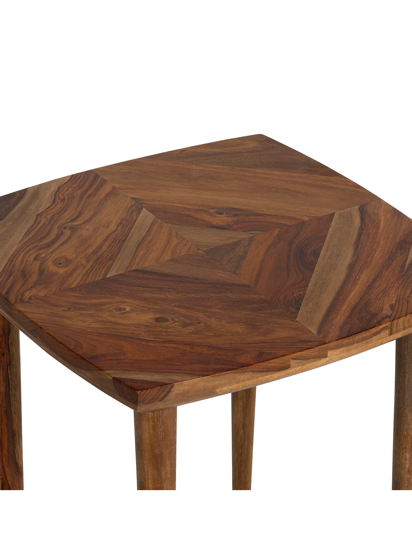 Vida Natural Wood Side Table - Image 2