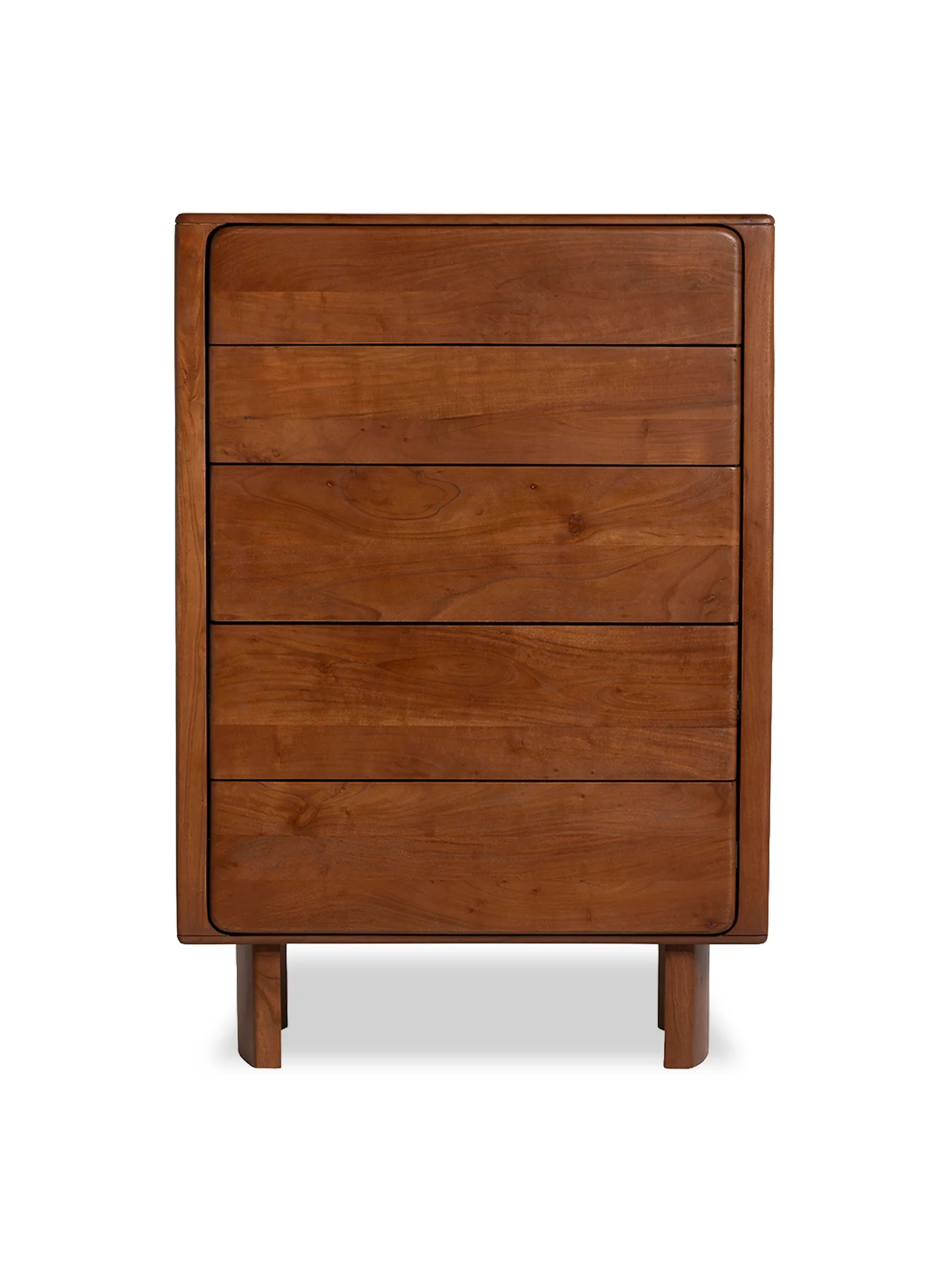 Zerina Walnut 5 Drawer Chest