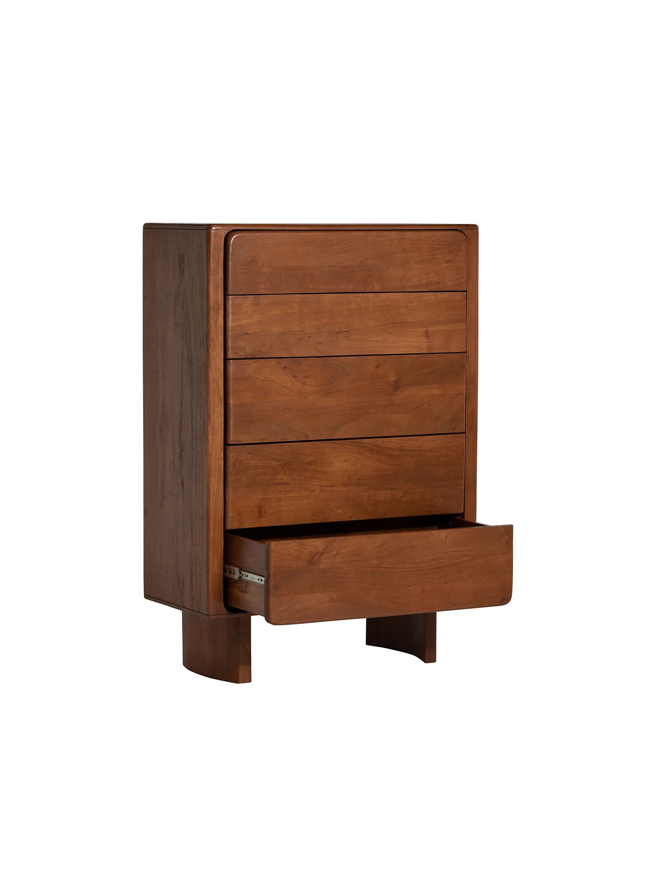 Zerina Walnut 5 Drawer Chest - Image 2