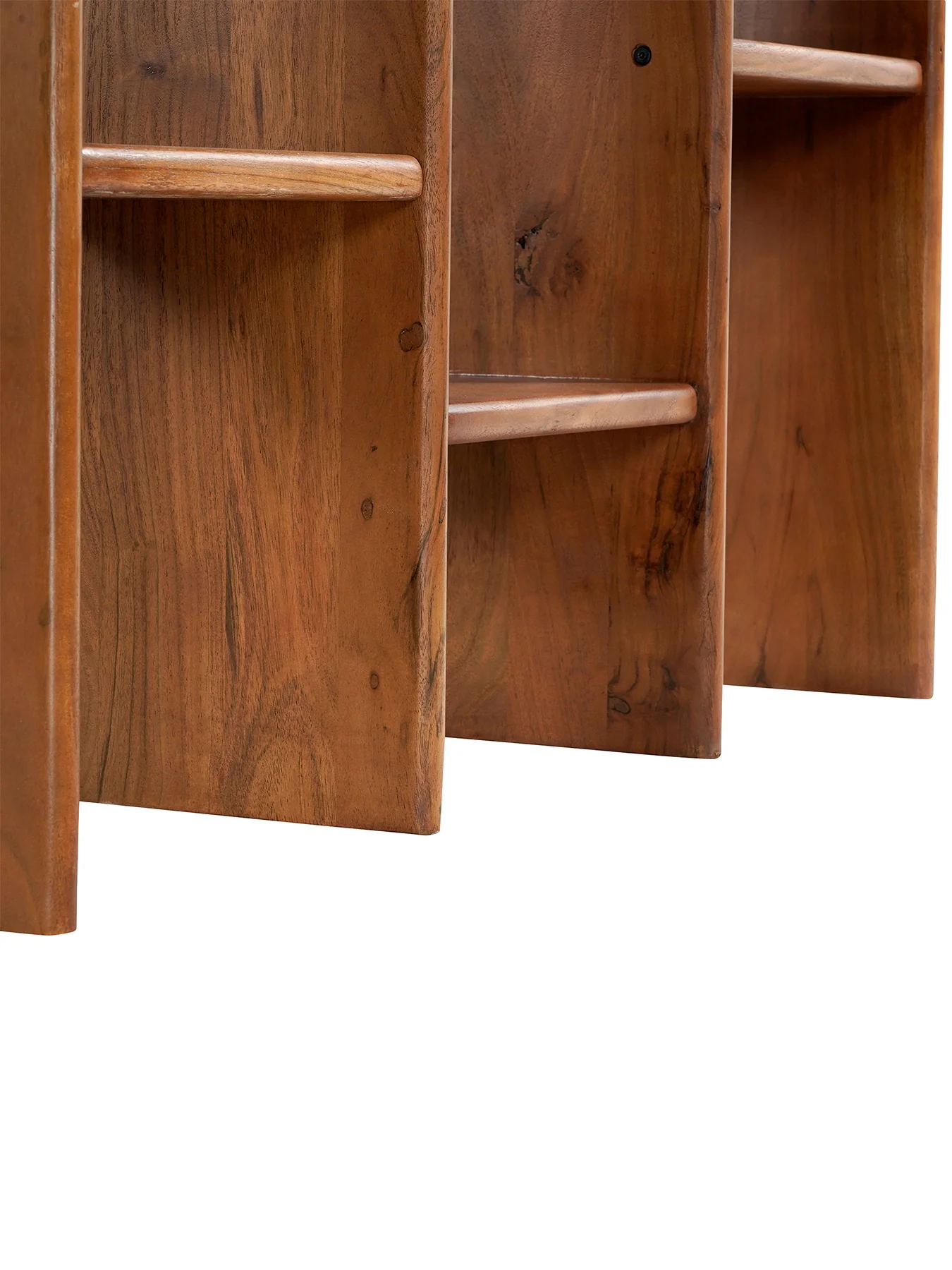 Zerina Walnut Wood Bookshelf - Image 4
