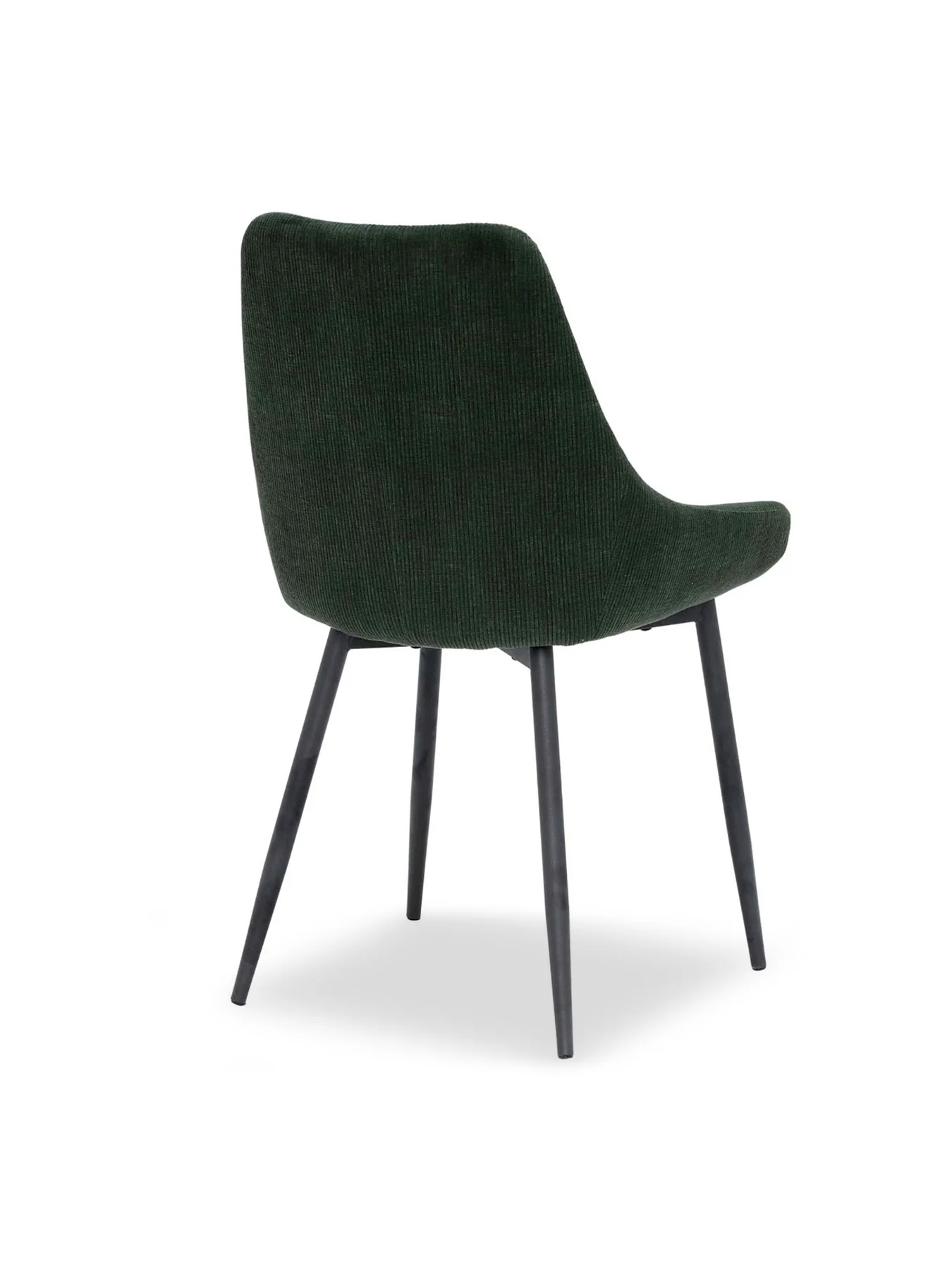 Emmett Green Cord Fabric Dining Chair - Image 3