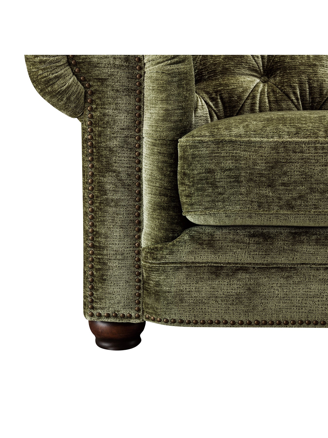 Everett 2 Seater Sofa Green - Image 4