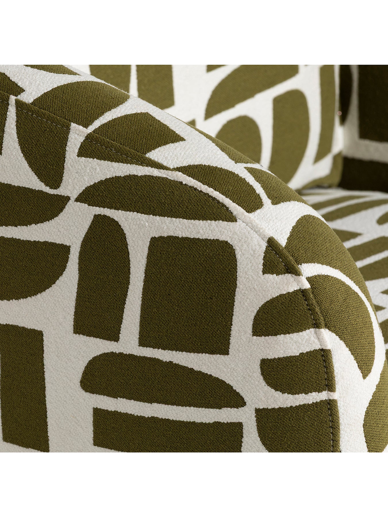 Francois Swivel Chair Green - Image 4