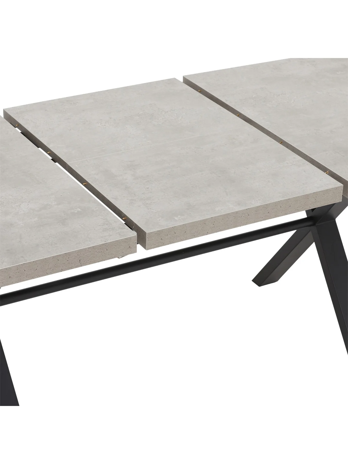 Kalmer Extending Dining Table Concrete Effect Seats 6-8 - Image 3