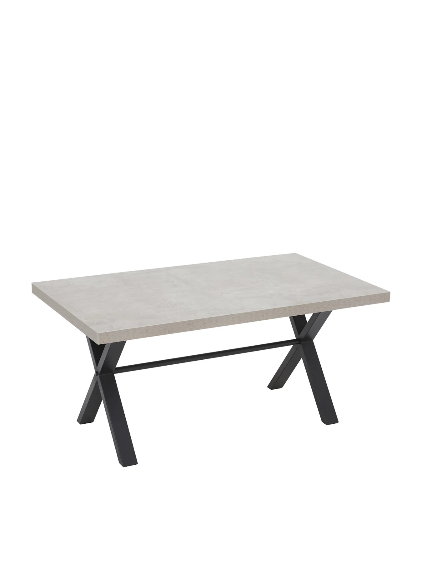 Kalmer Concrete Effect 160cm Dining Table - Image 2
