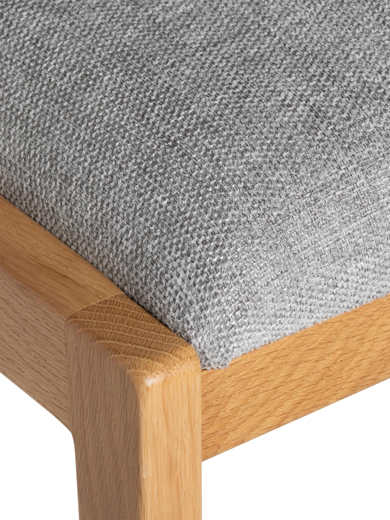 Maddison Grey Upholstered Dining Chair - Image 4