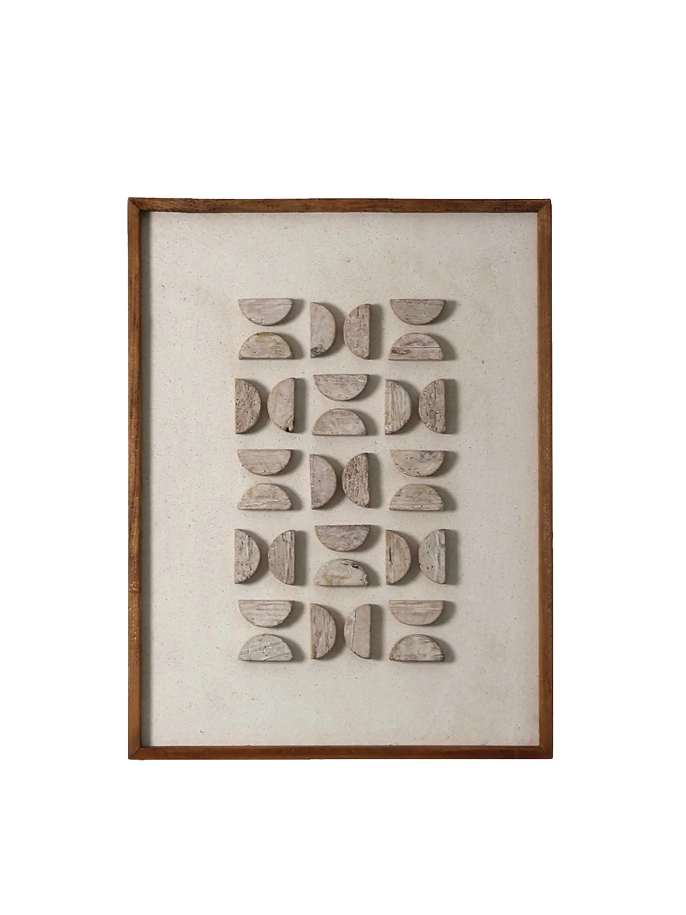 Organic Patterned Wall Art Grey - Image 2