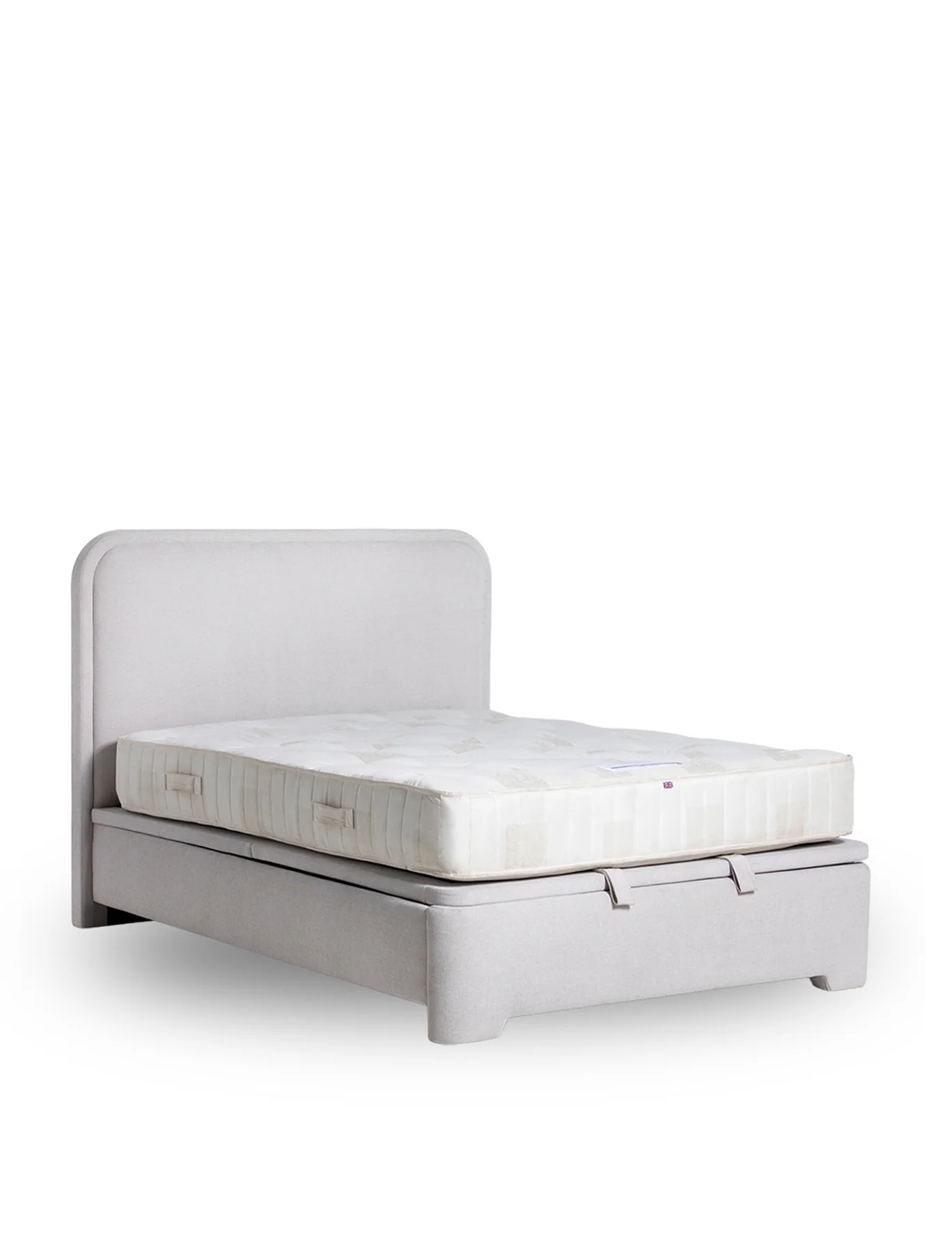 Rothbury Fabric Ottoman Bed Frame Super King Neutral