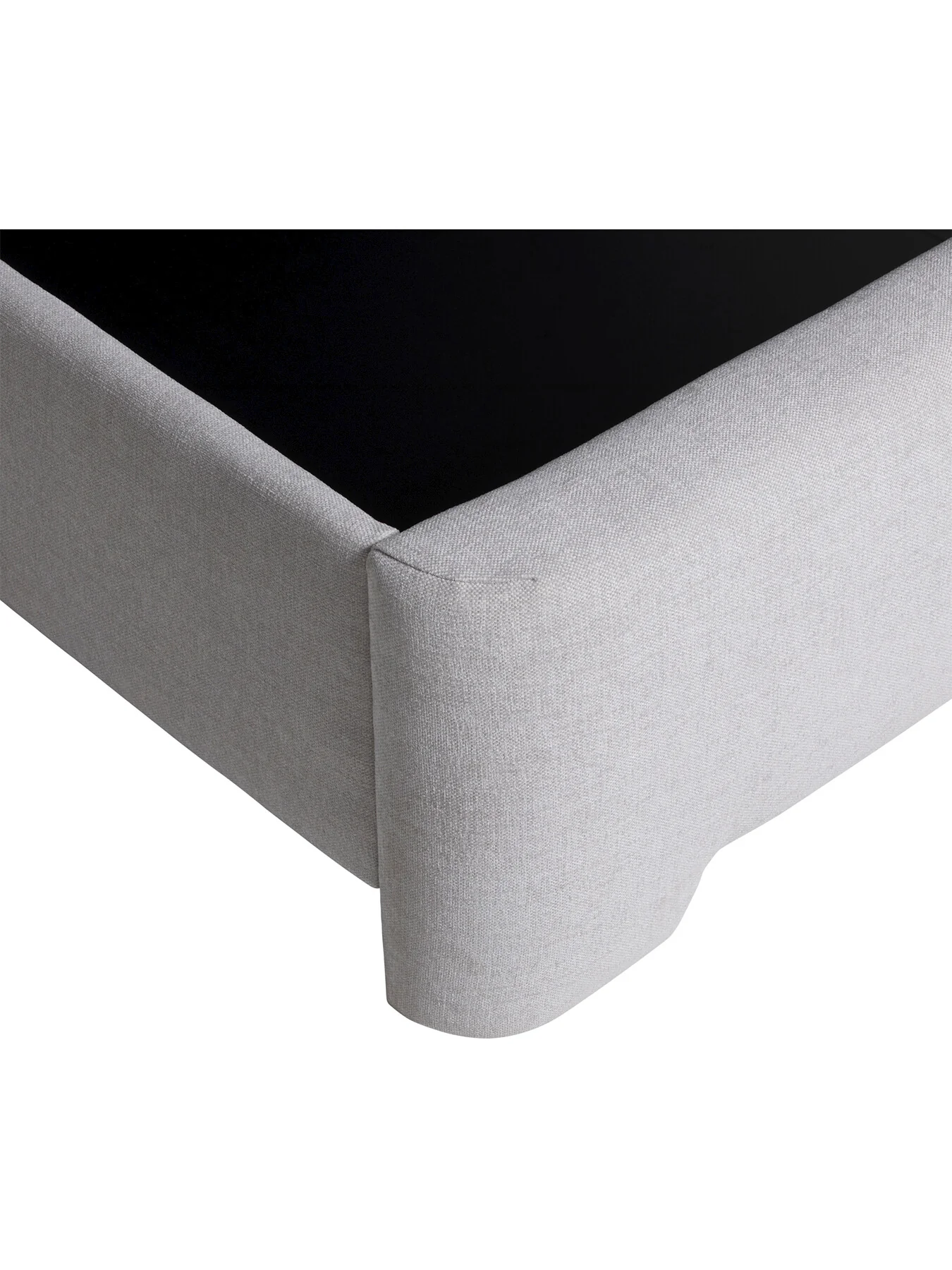 Tilbury Fabric Super King Ottoman Bed Frame Grey - Image 7