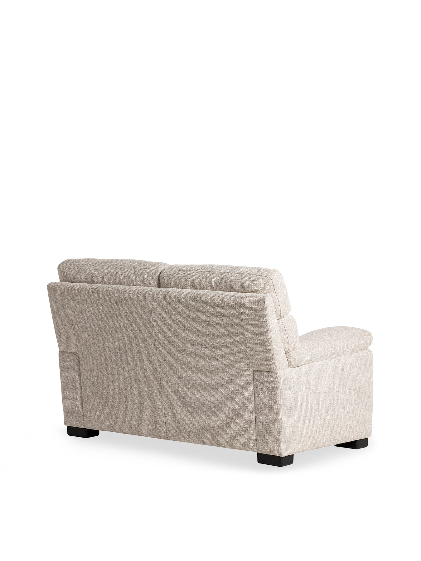 Clark Cream Fabric 2 Seater Sofa - Image 3