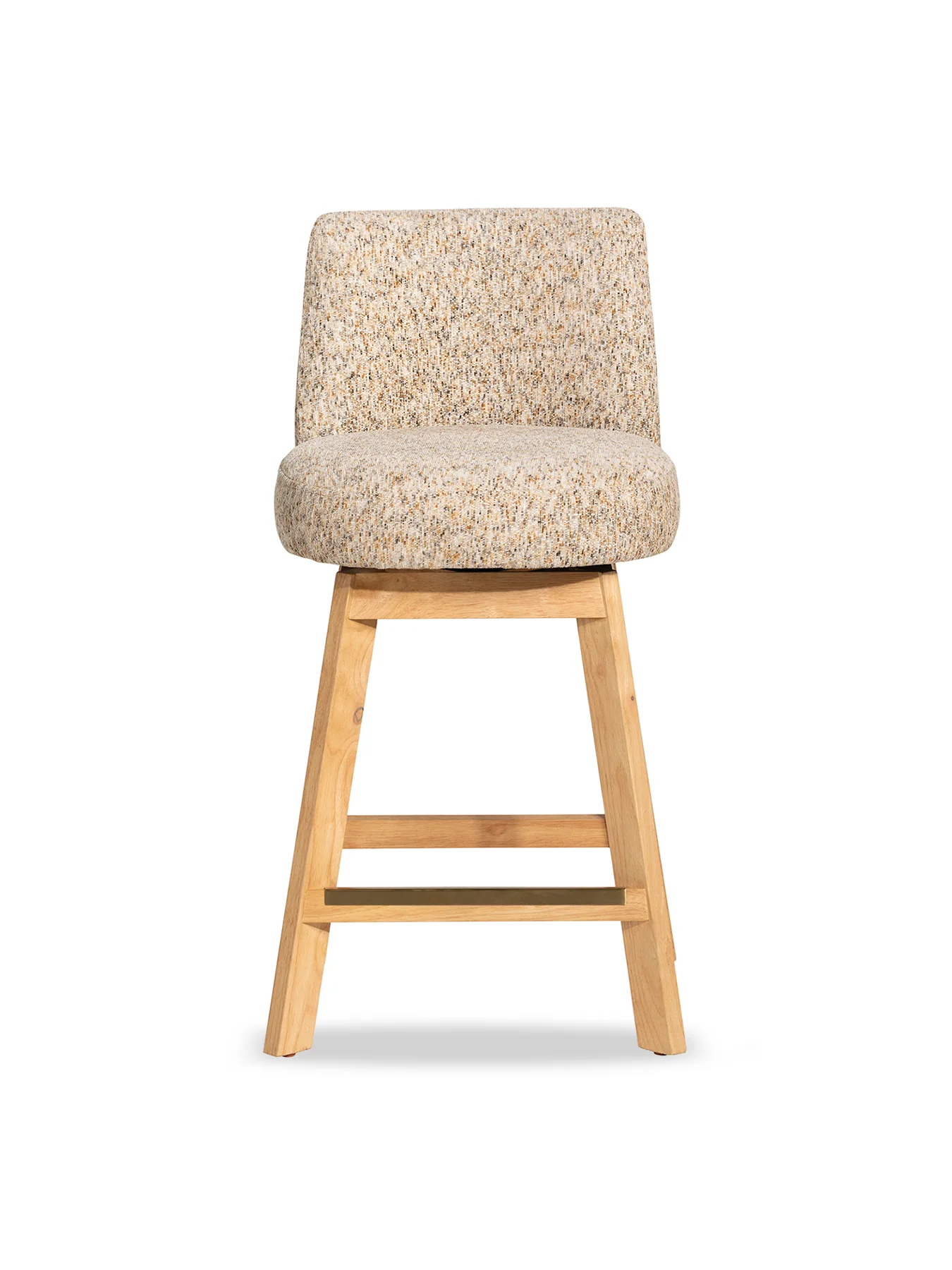 Darnford Neutral Fabric Counter Stool