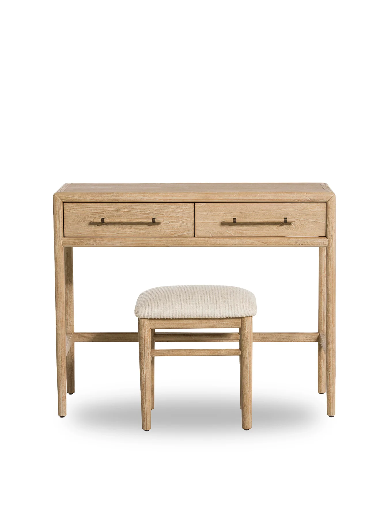 Lucerne Dressing Table and Stool Neutral - Image 2