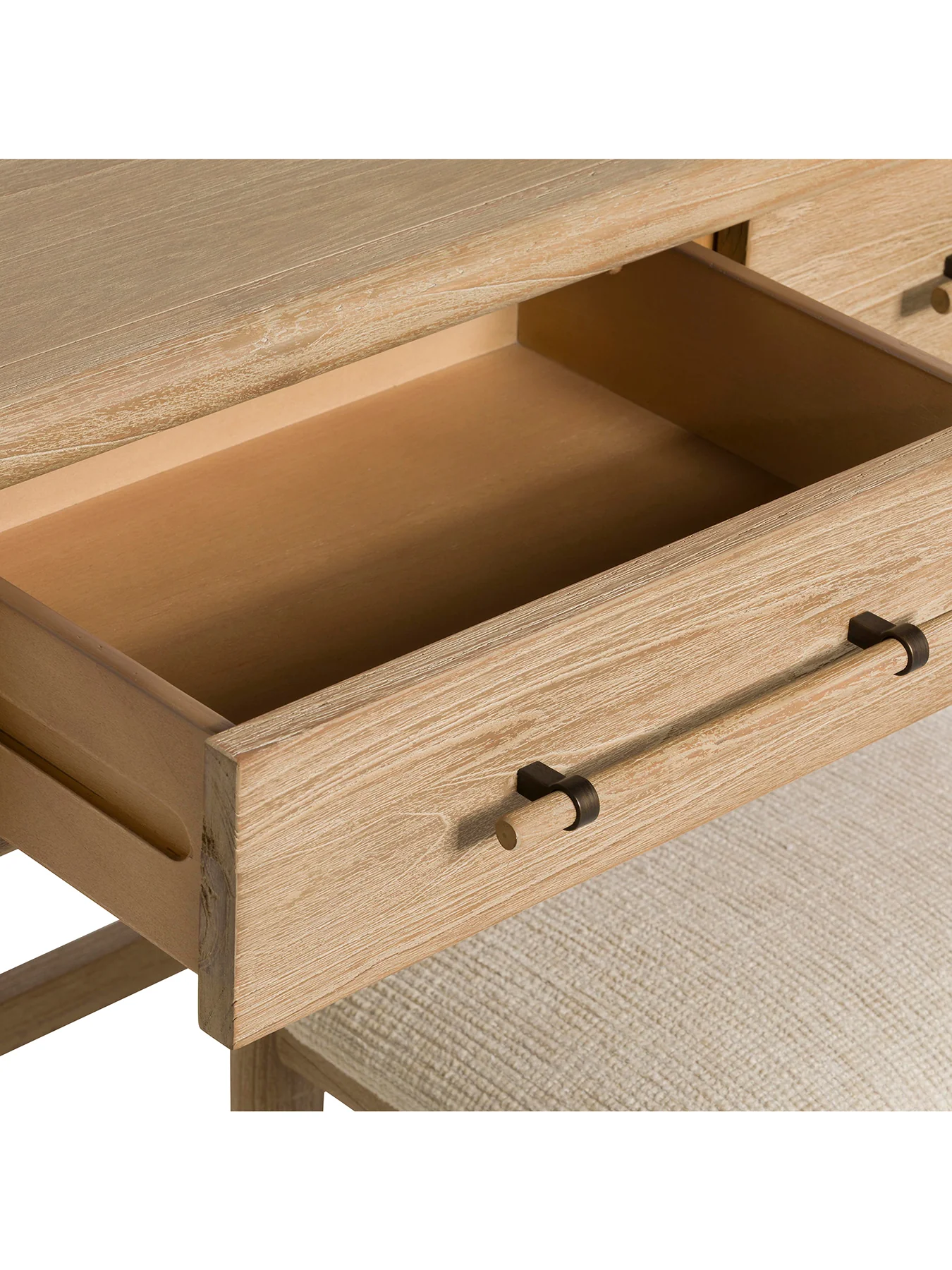 Lucerne Dressing Table and Stool Neutral - Image 4