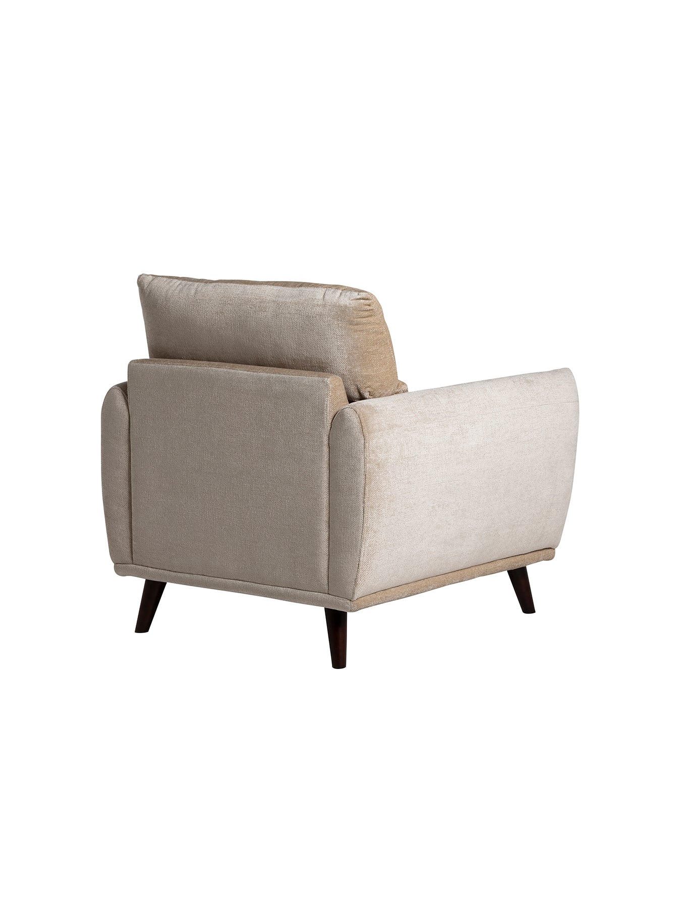 Mallory Neutral Fabric Armchair - Image 3
